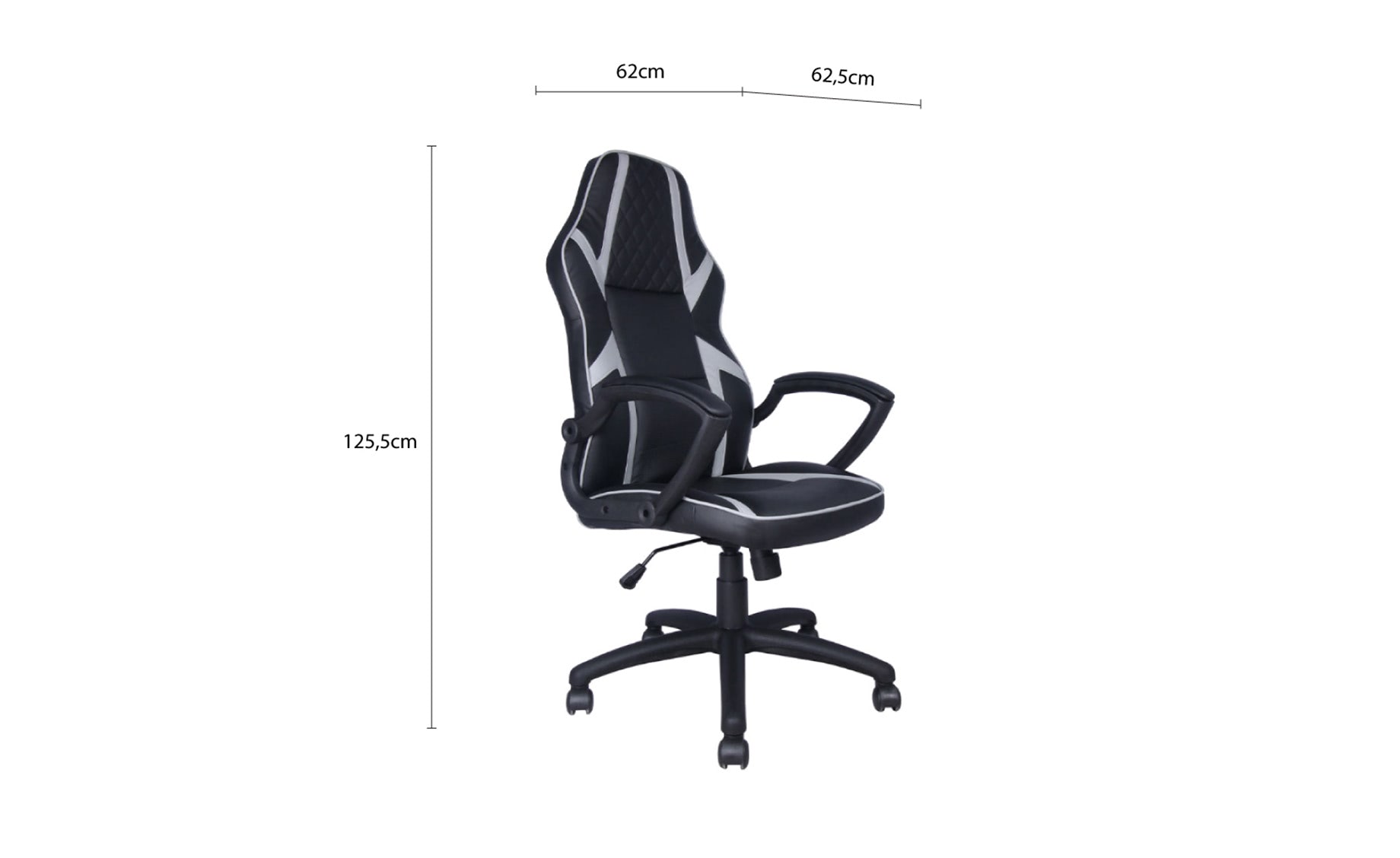 Rossa kancelarijska fotelja 62x62,5x125,5cm