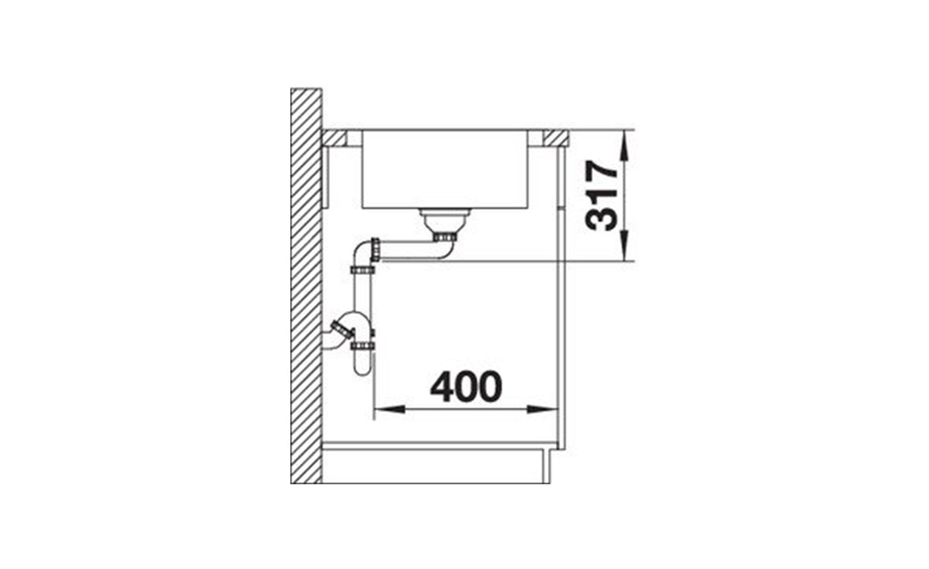 Blanco Dinas XL 6S sudoper 100x50x19 cm