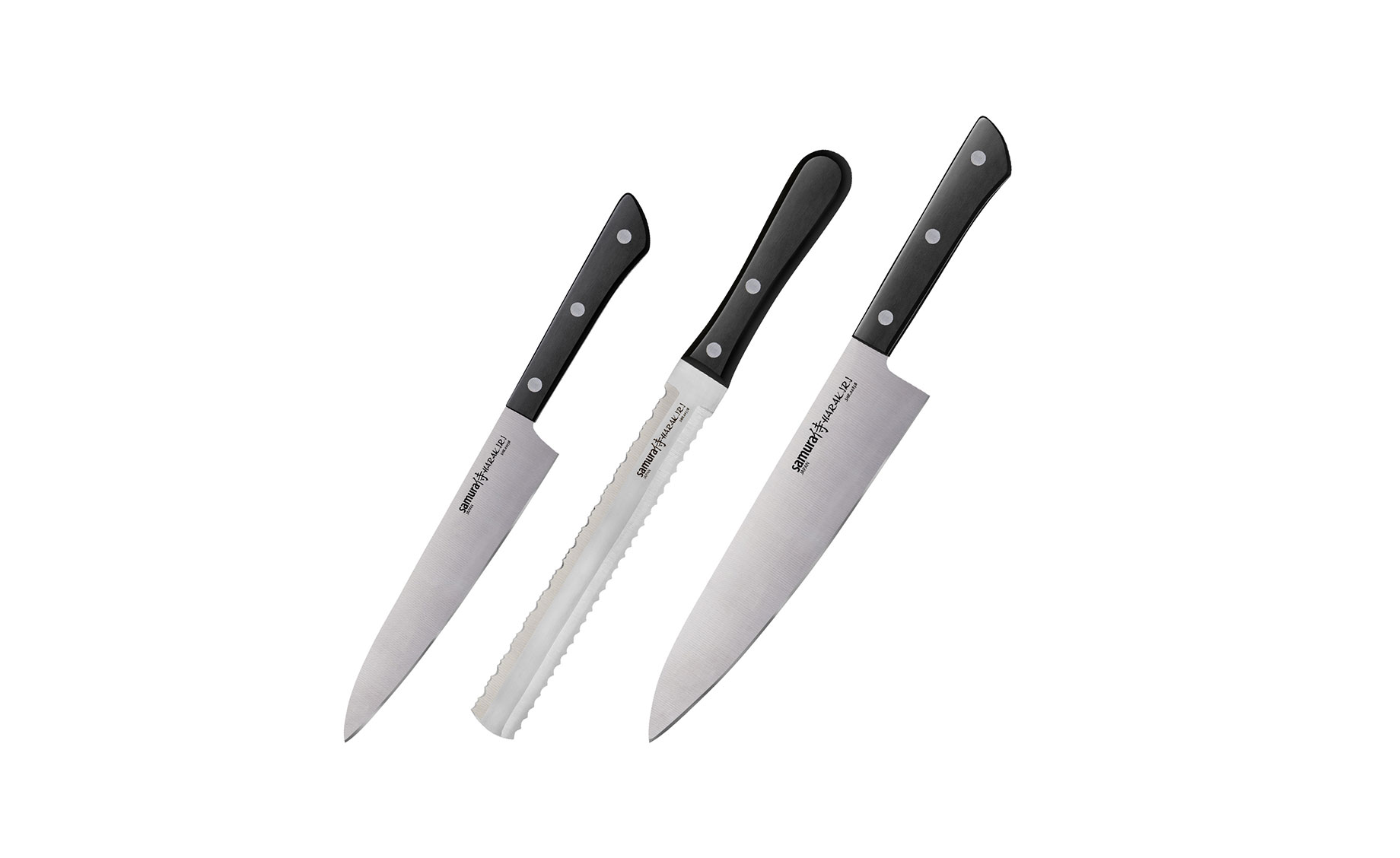 Set 3 noža Samura Harakiri 15cm/20cm/21cm