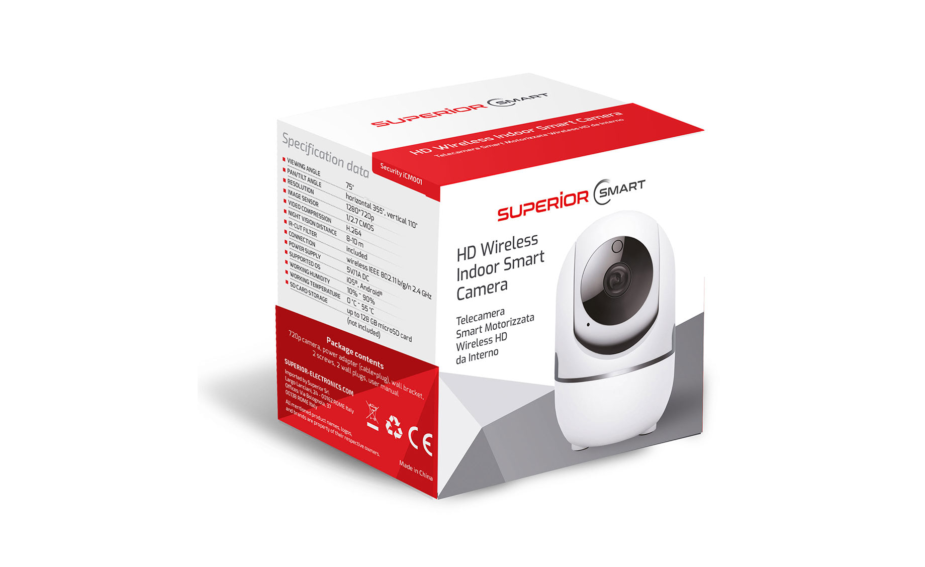 Superior Security iCM001 Wi-Fi pametna unutarnja kamera