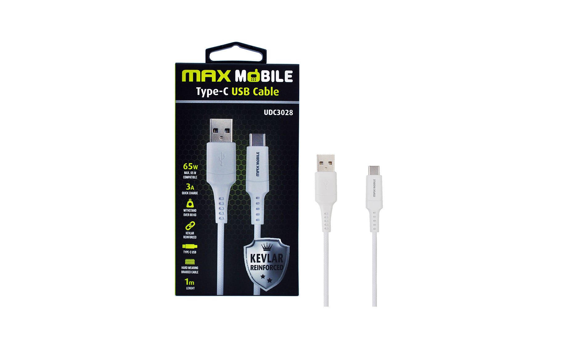 Max Mobile USB-Type C kabel 1m