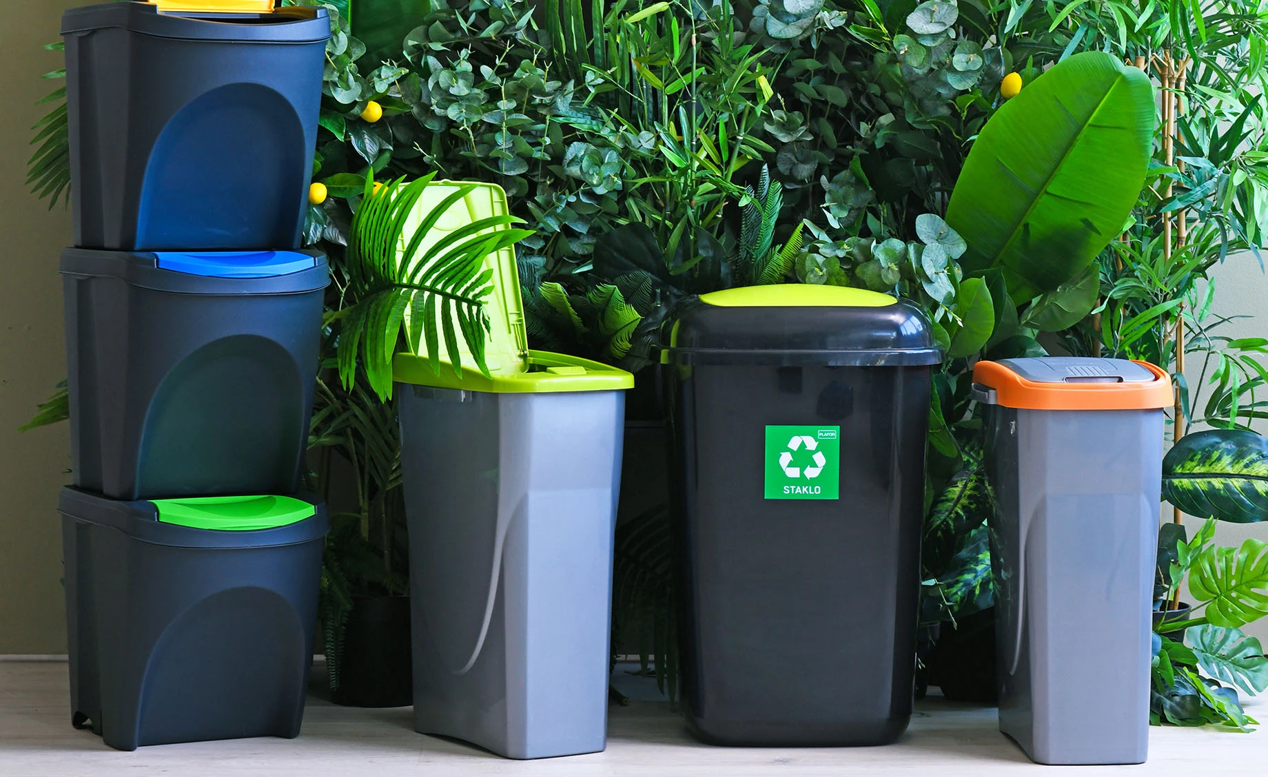 Kanta za otpatke Recycling set 3kom