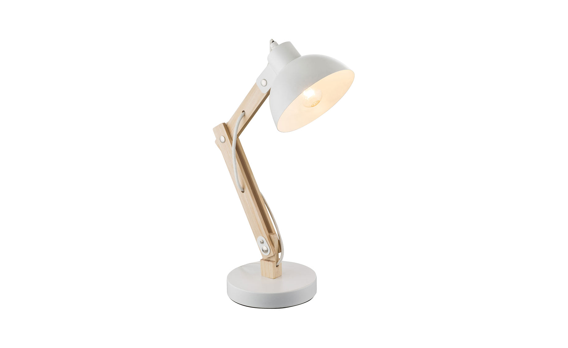 Stolna lampa Tongariro bela