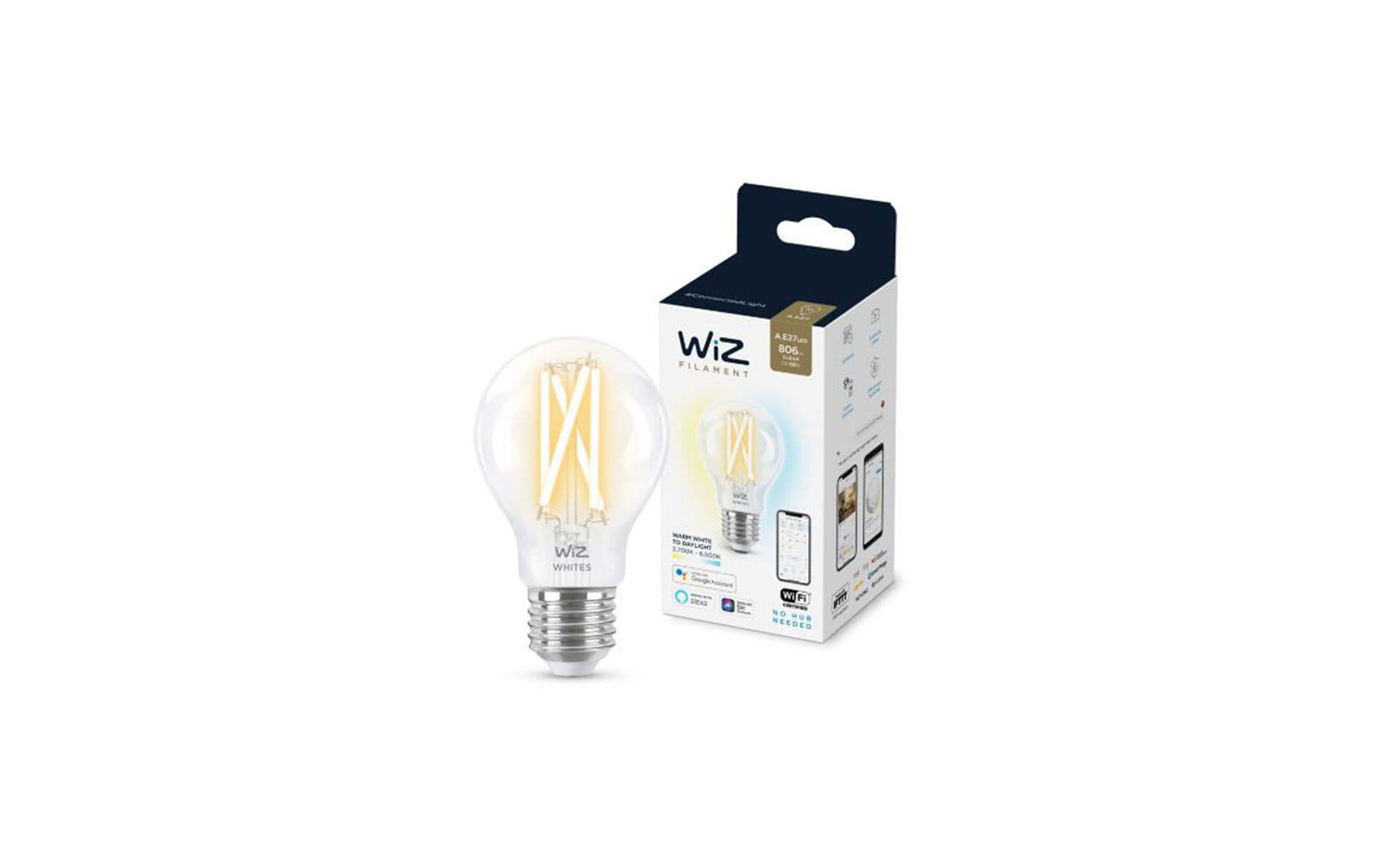 Žarulja WIZ dimabilna filament LED E27 A60 6,7W