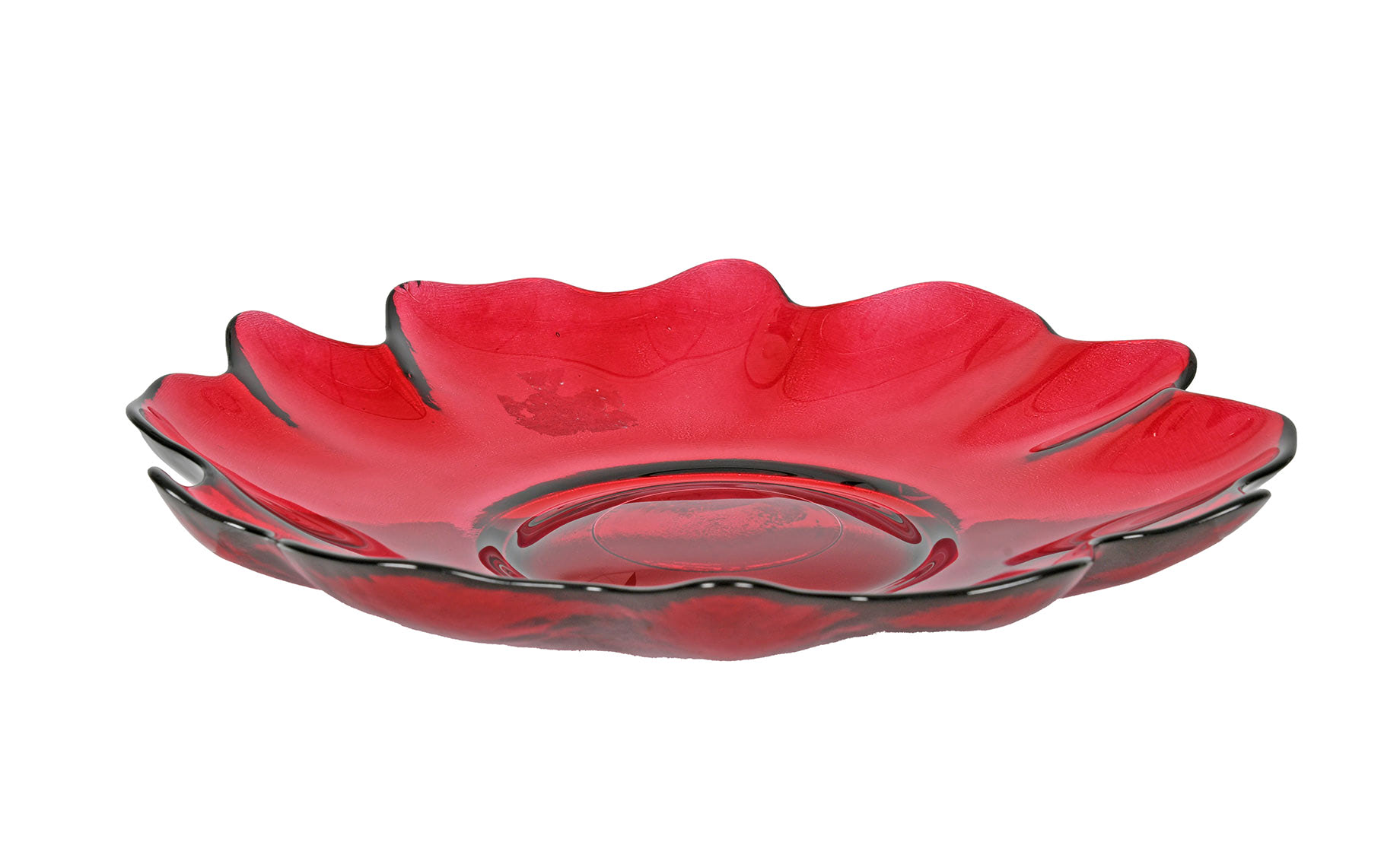 Dekorativni poslužavnik Platter 33cm crveni