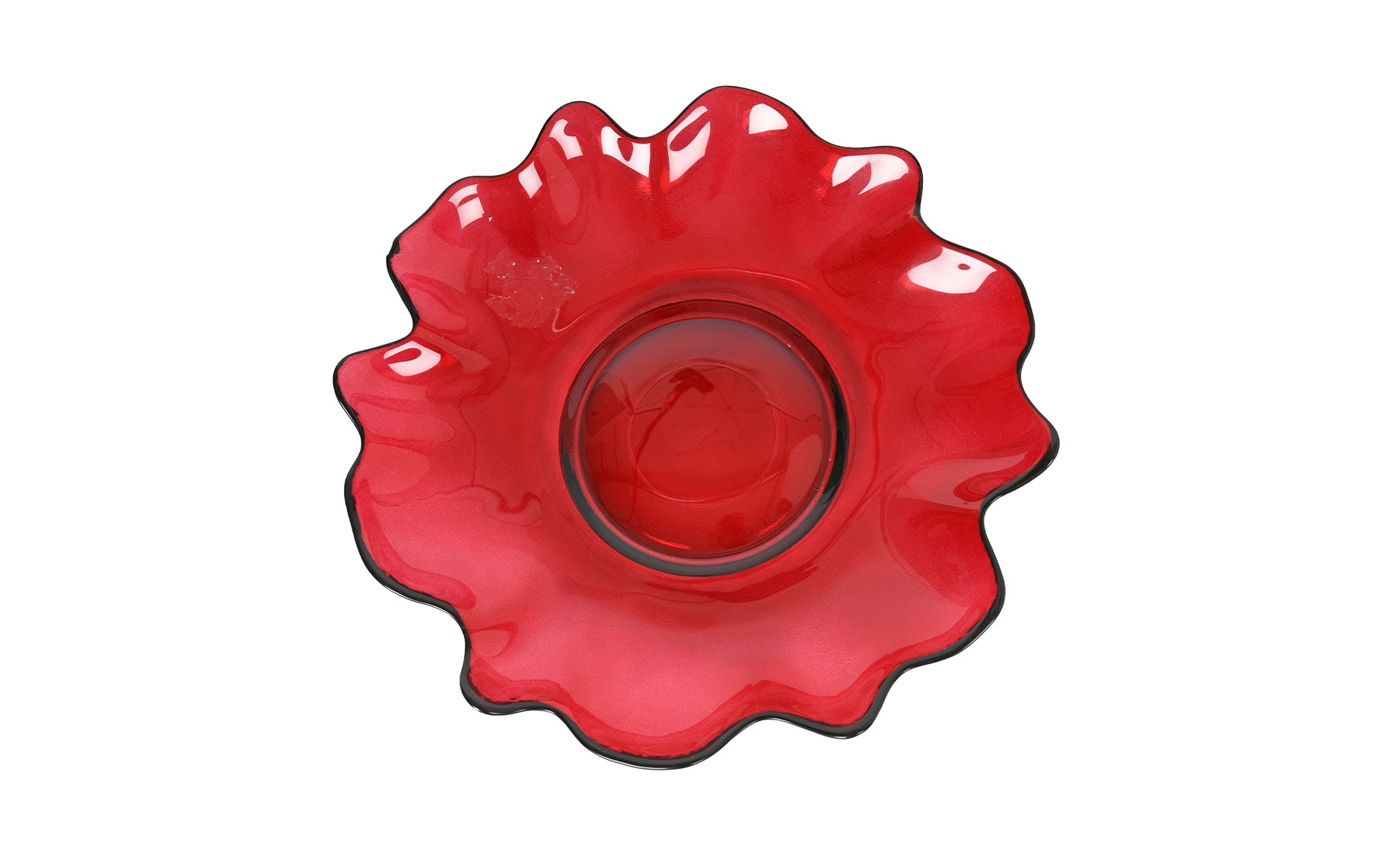 Dekorativni poslužavnik Platter 33cm crveni