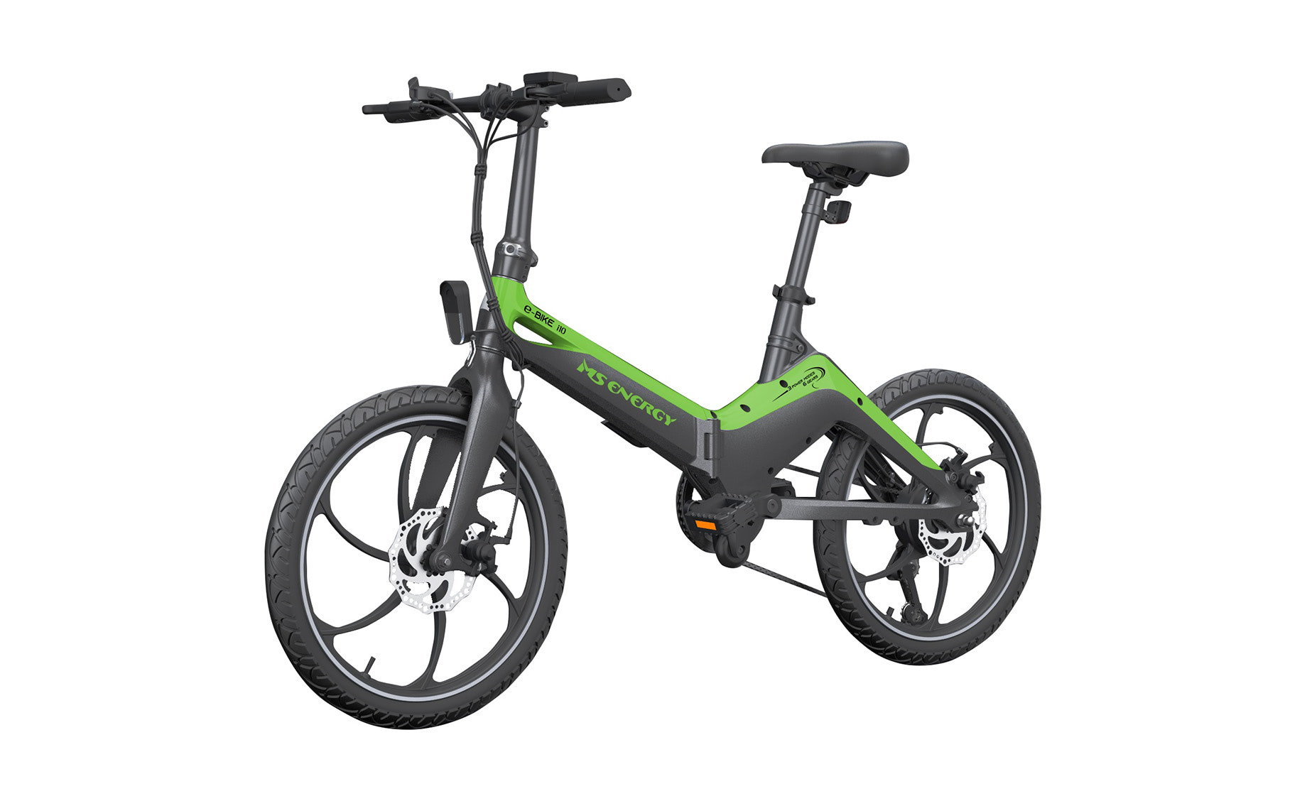 MS Energy i10 električni bicikl , black green