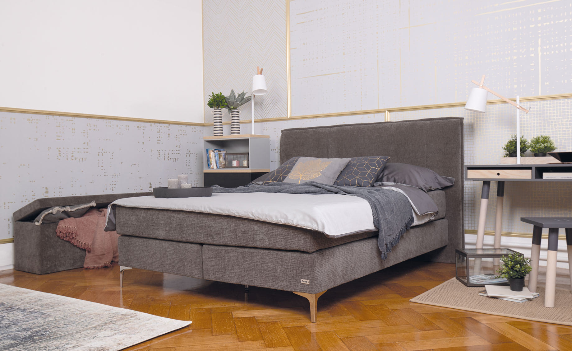 Atena boxspring krevet 165x209x120 cm kat. B