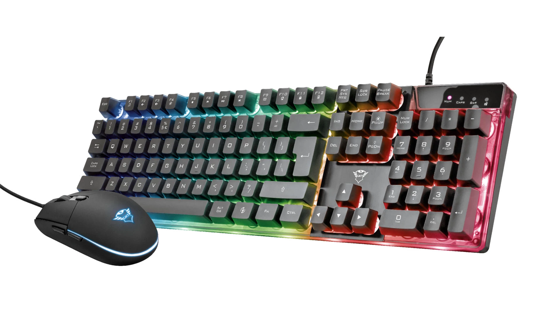 Trust 23289 GXT838 gaming tipkovnica+miš