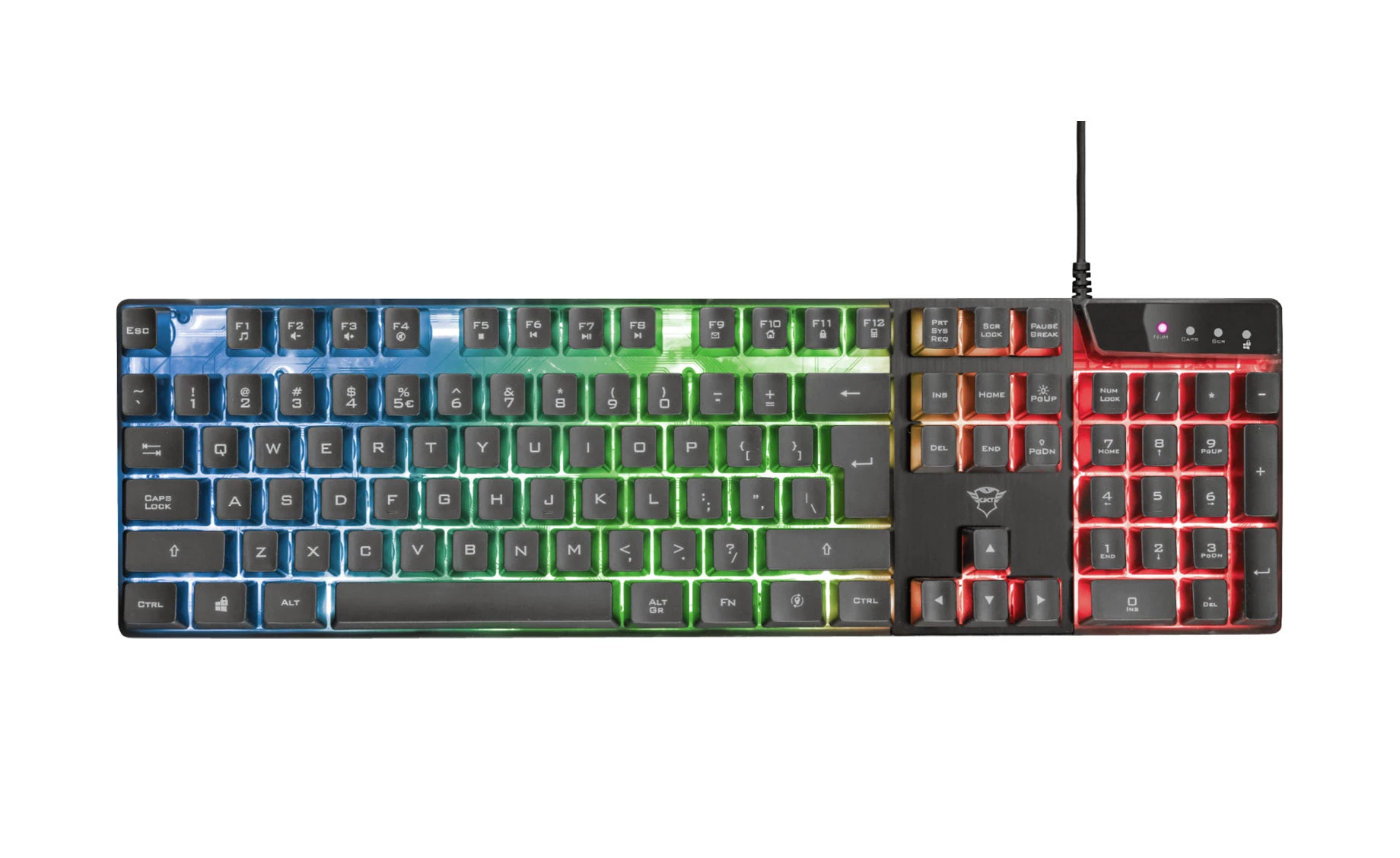 Trust 23289 GXT838 gaming tipkovnica+miš