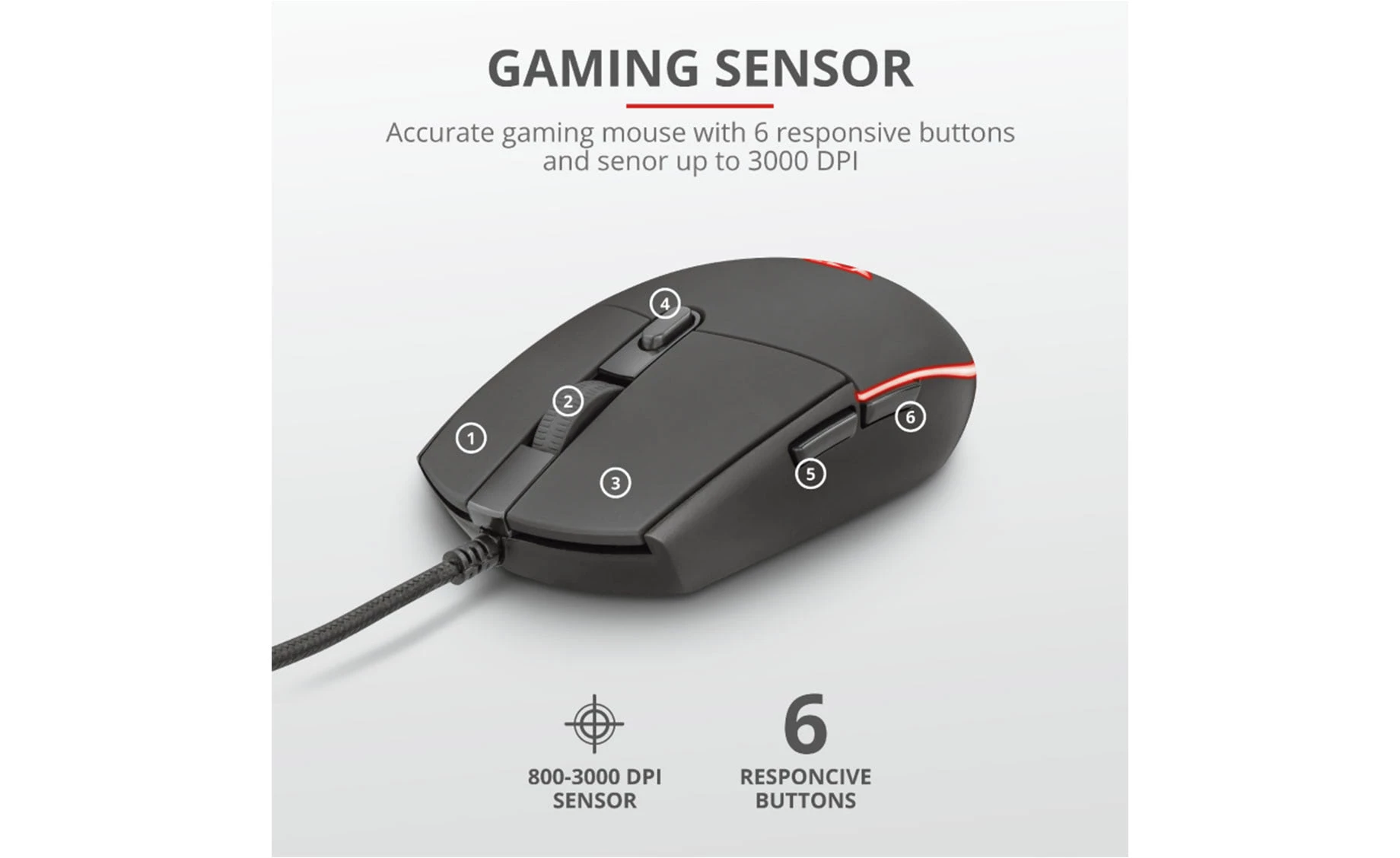 Trust 23289 GXT838 gaming tipkovnica+miš