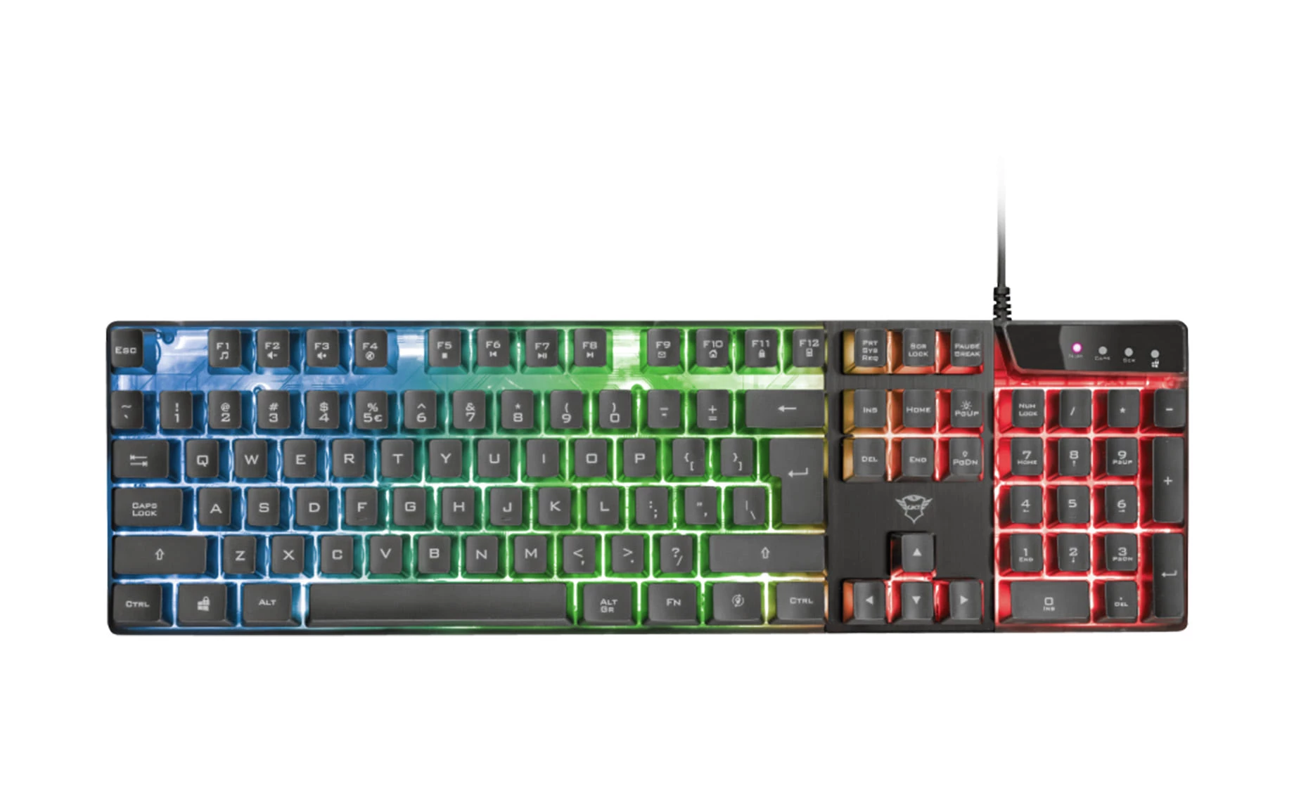 Trust 23289 GXT838 gaming tipkovnica+miš