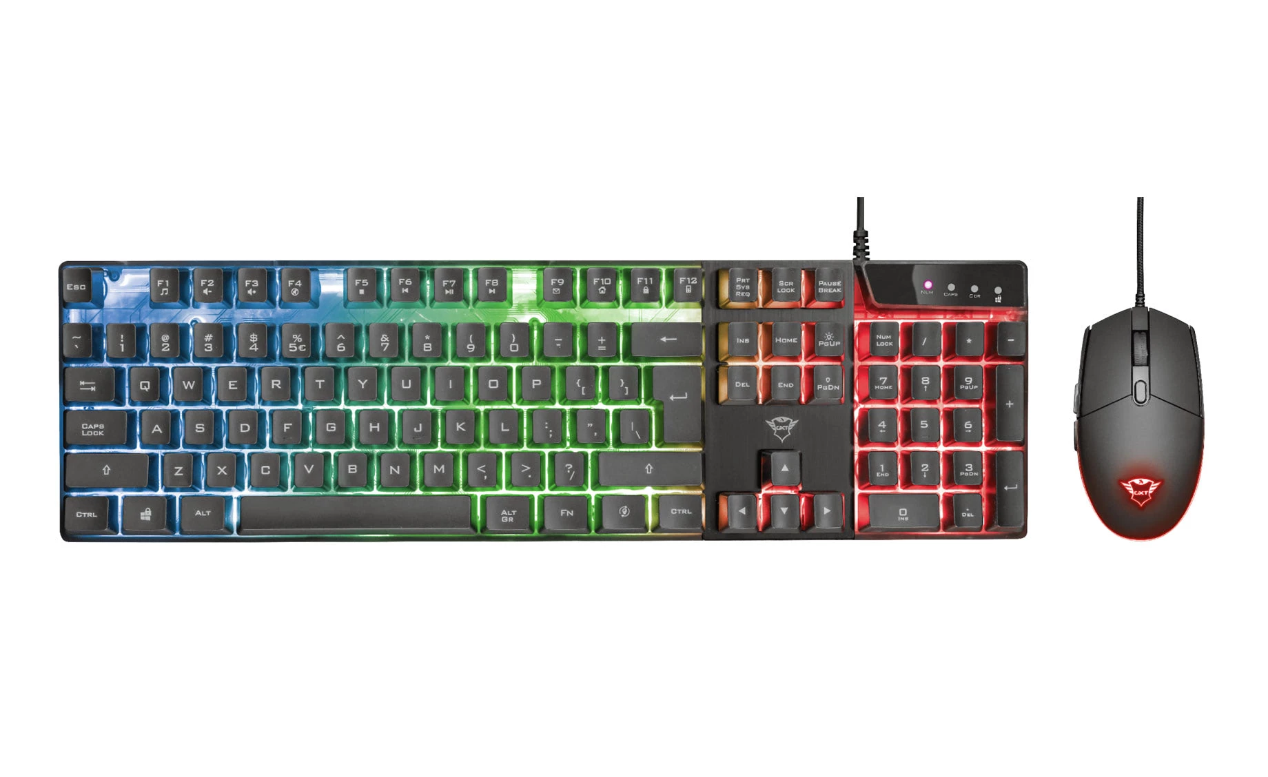 Trust 23289 GXT838 gaming tipkovnica+miš