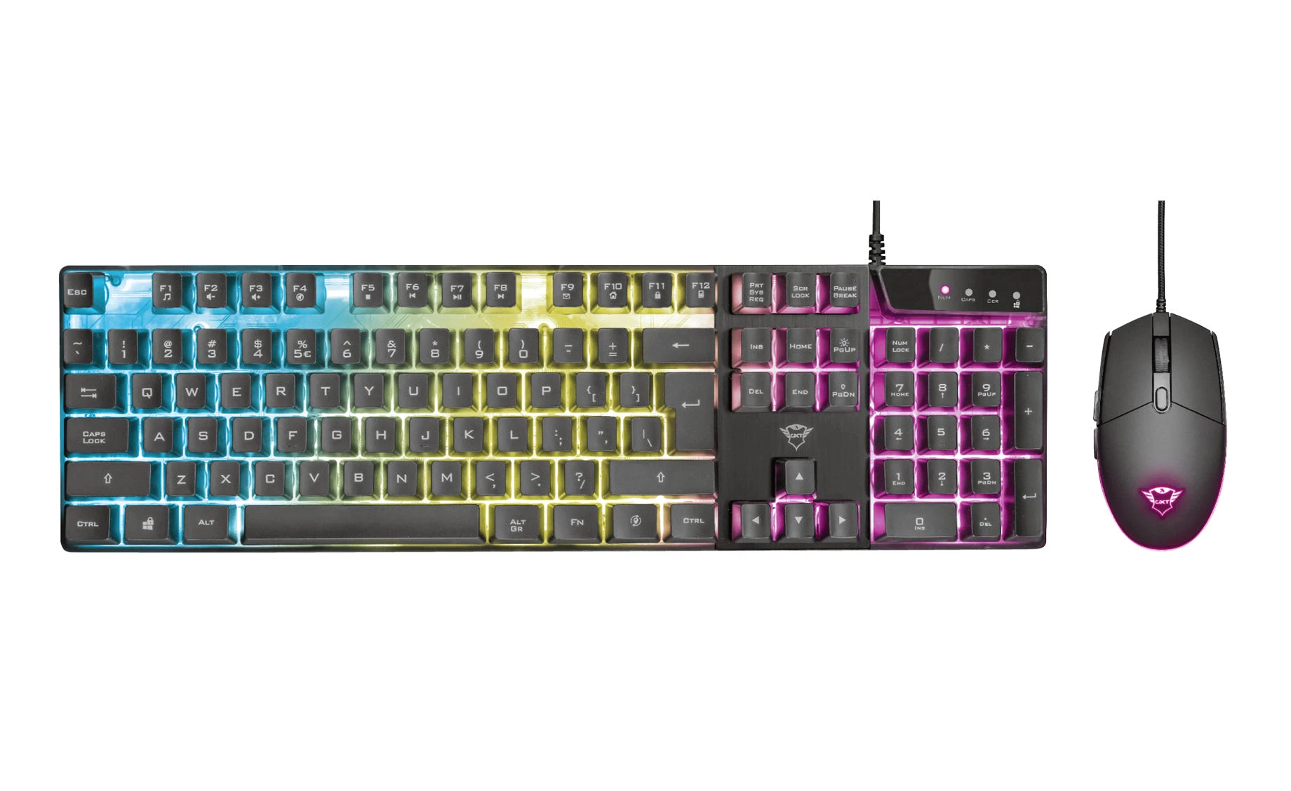 Trust 23289 GXT838 gaming tipkovnica+miš