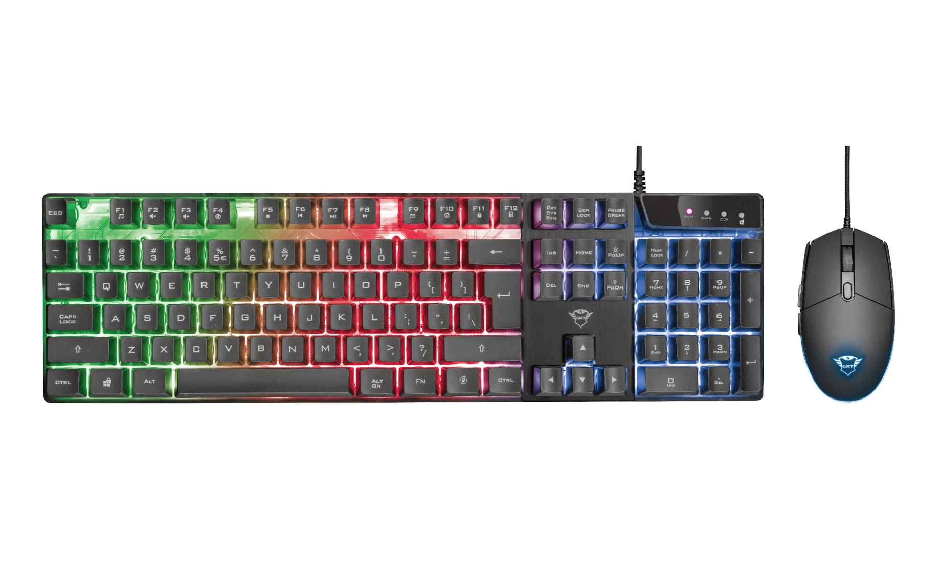 Trust 23289 GXT838 gaming tipkovnica+miš