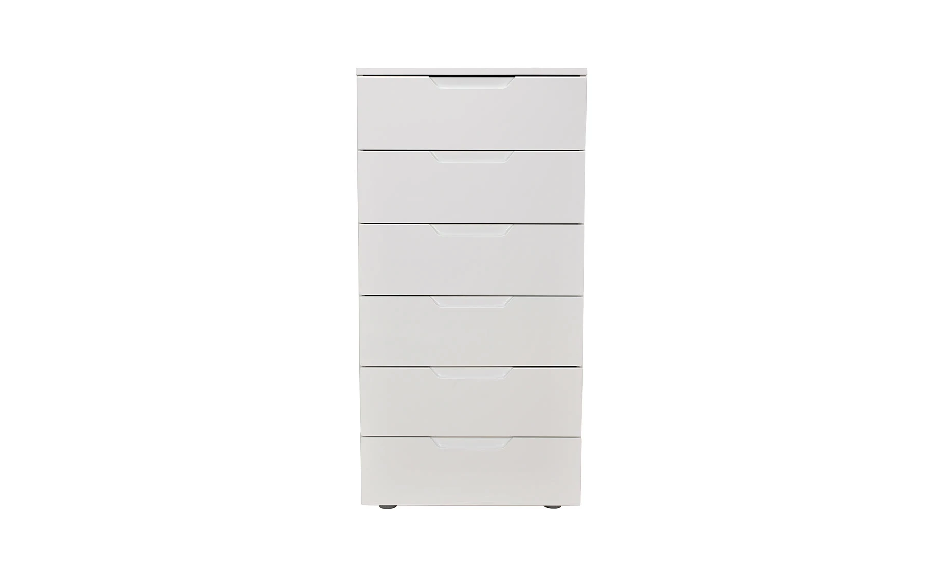 Hilton komoda 6 ladica 60x40x120cm bijela