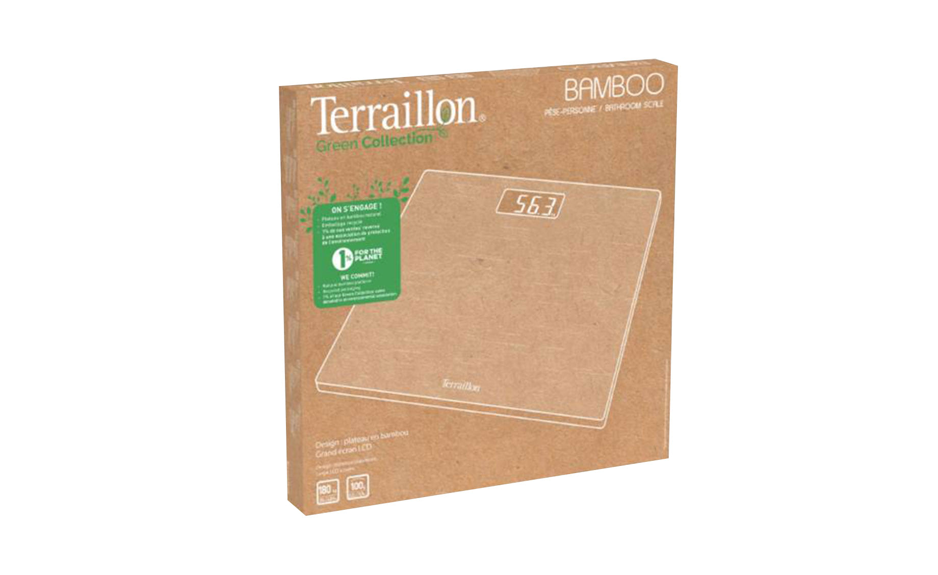 Terraillon TR14824 BAMBOO SCALE telesna vaga