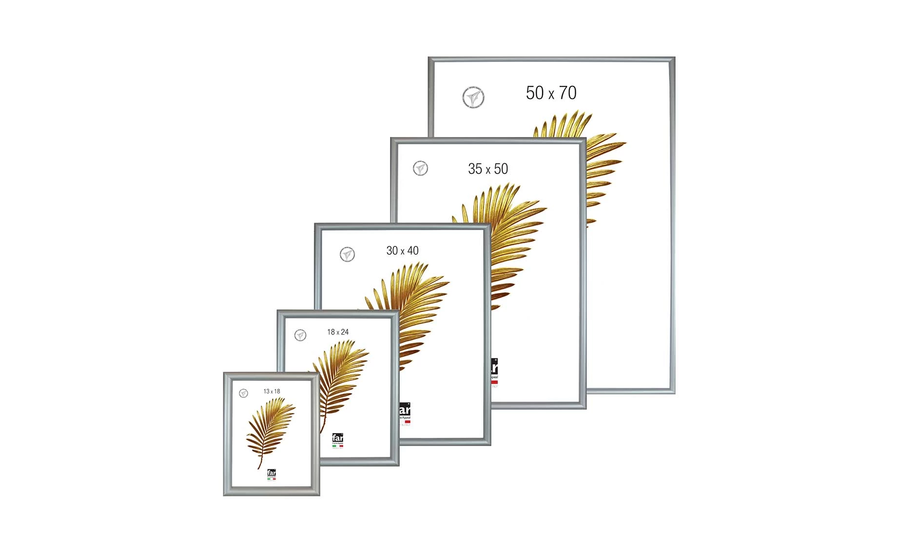 Ram za slike Prestigio 2 18x24cm srebrni