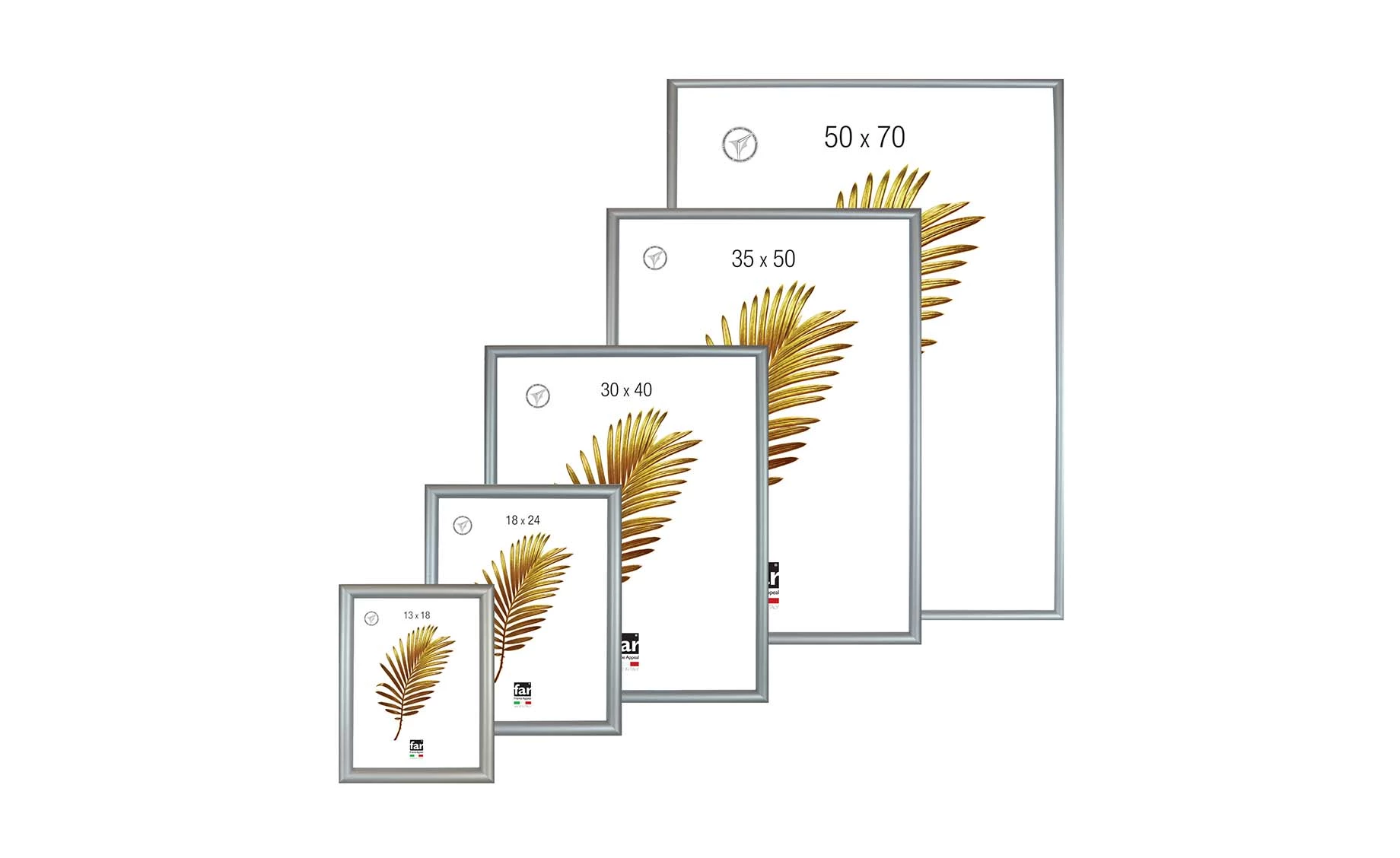 Ram za slike Prestigio 2 18x24cm srebrni