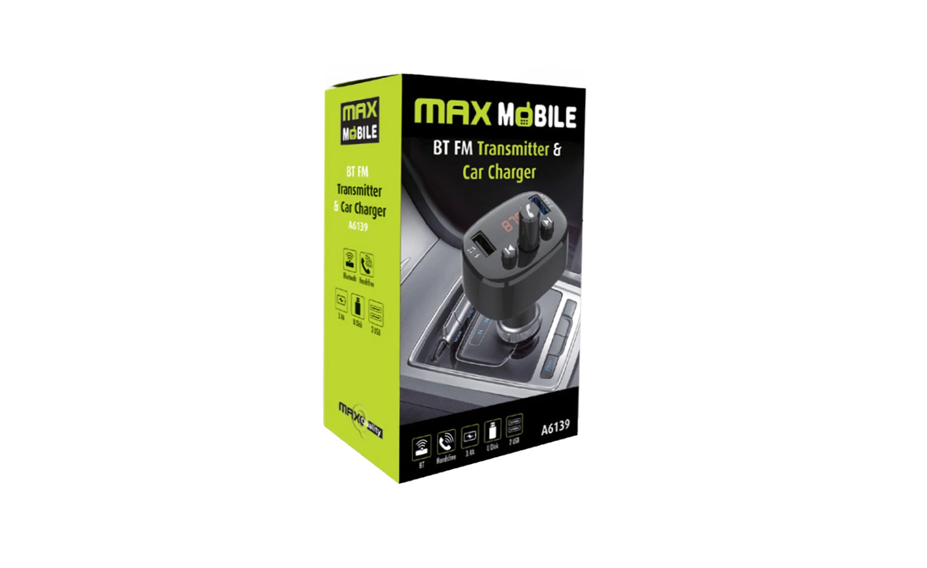 Max Mobile A6139 auto FM odašiljač