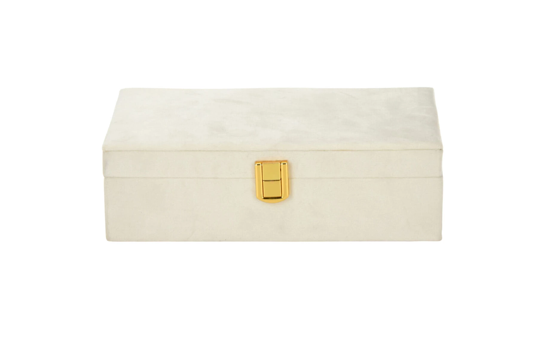 Kutija za nakit Beige Velvet 16x25cm