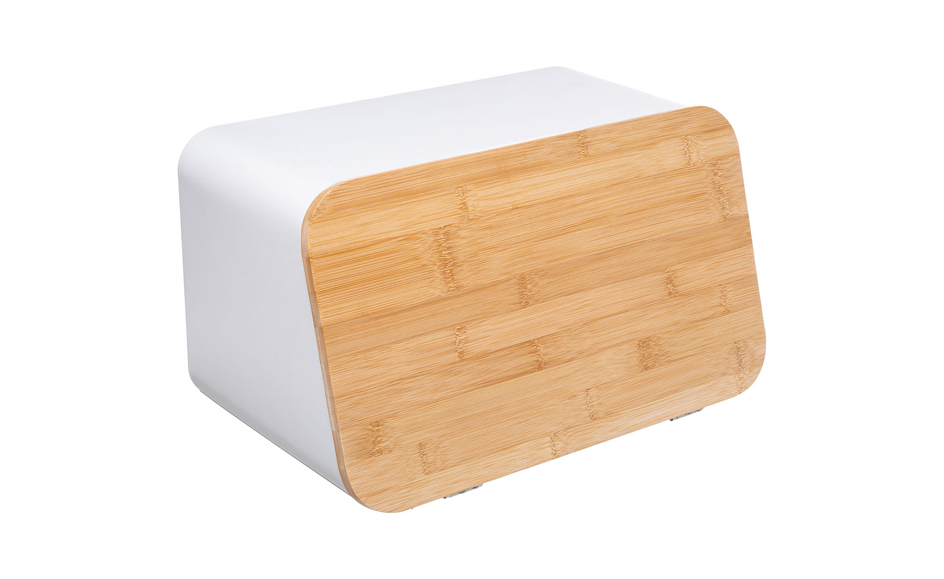 Kutija za kruh s daskom za rezanje Modern bijela