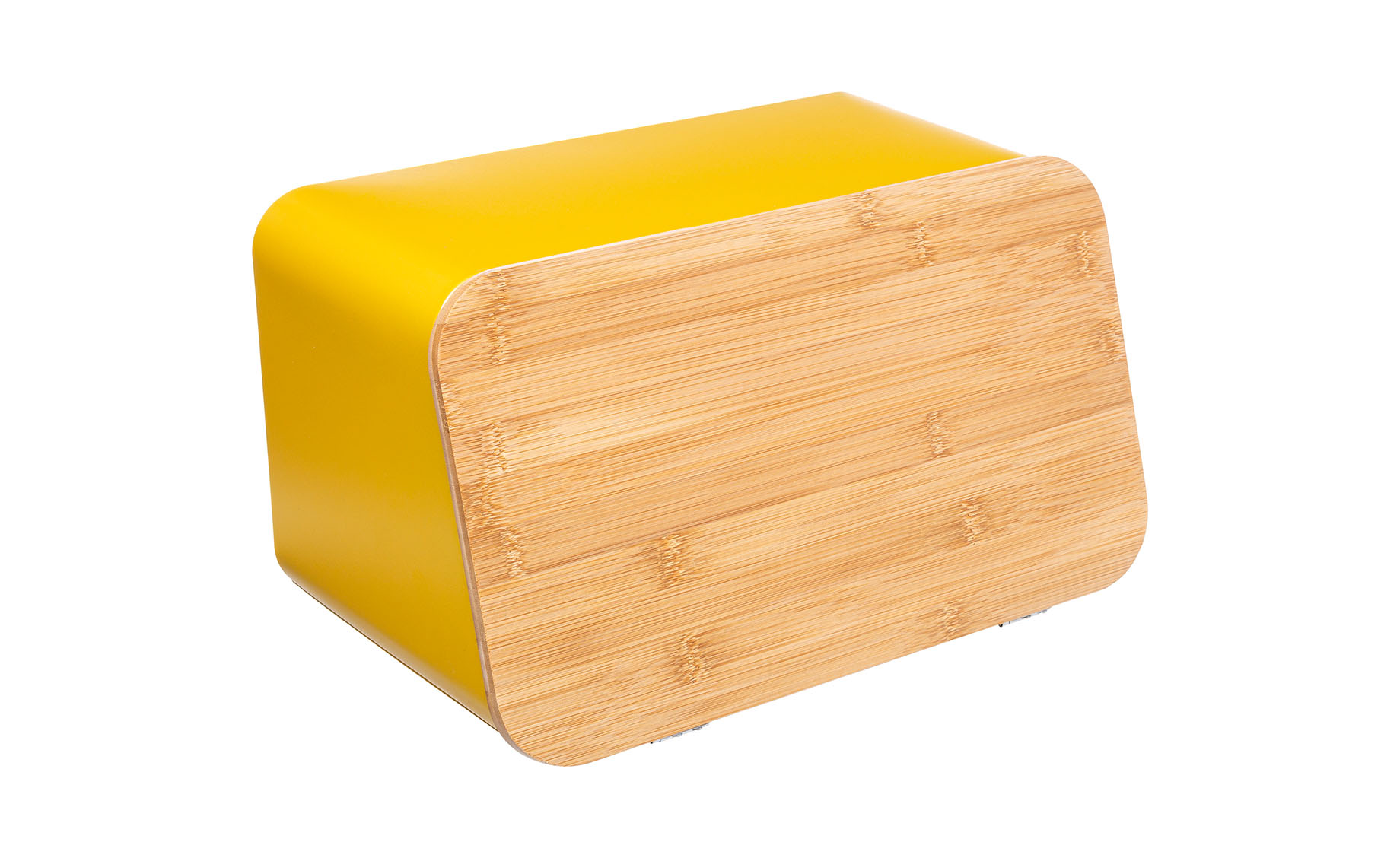 Kutija za kruh s daskom za rezanje Modern žuta