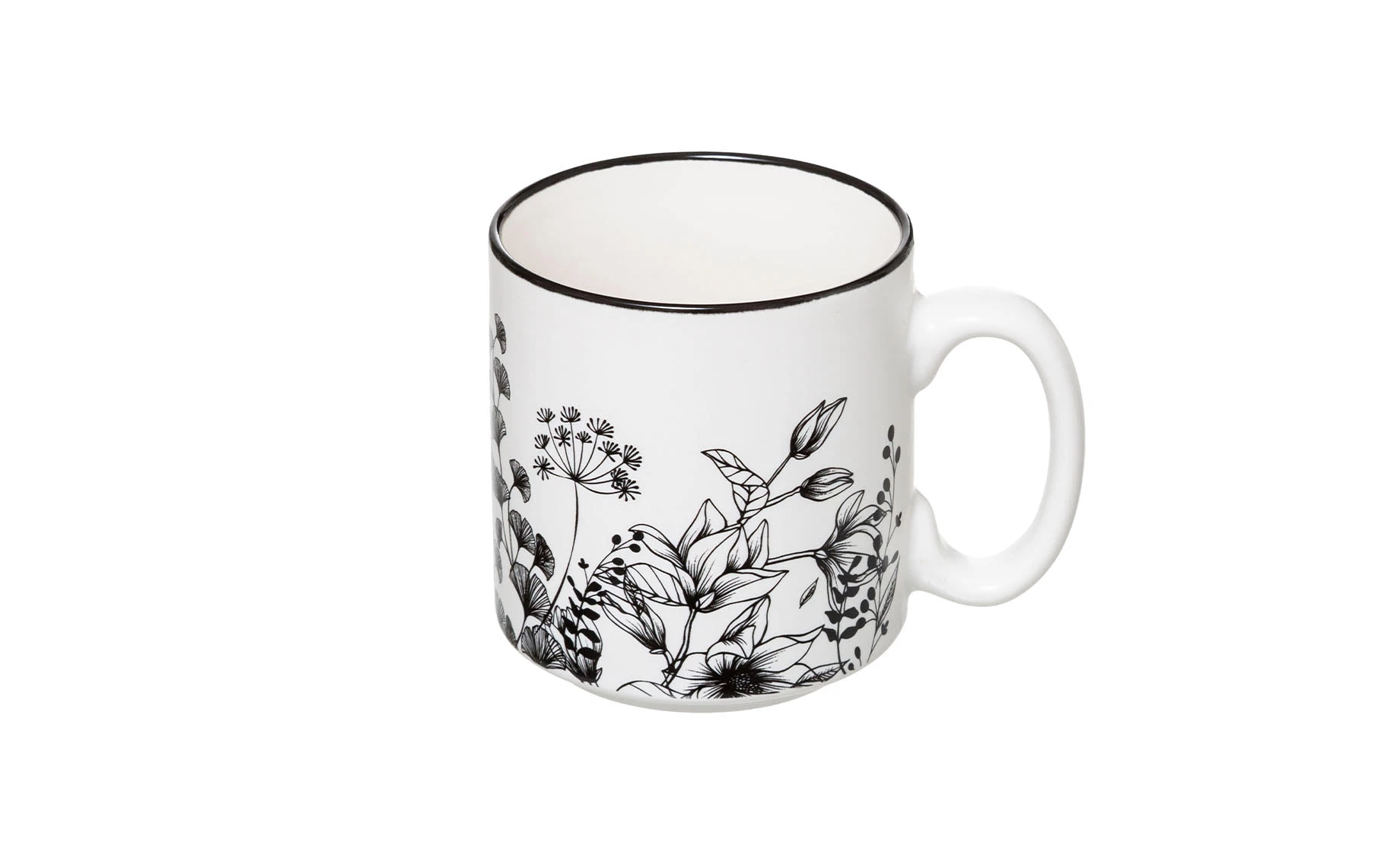 Set 4 šoljice na stalku Floral
