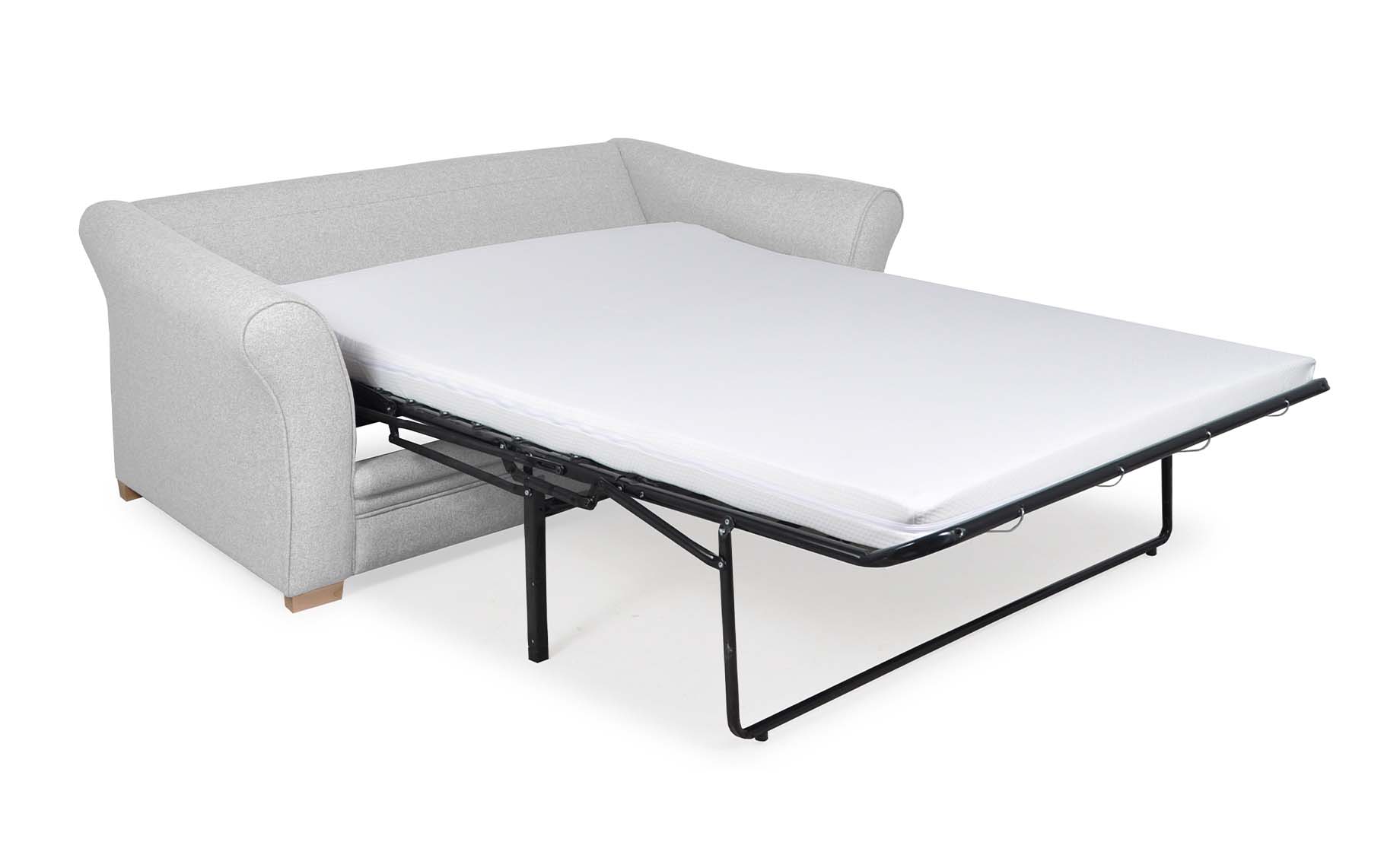 Charme trosjed s ležajem svjetlo sivi 210x102x91cm
