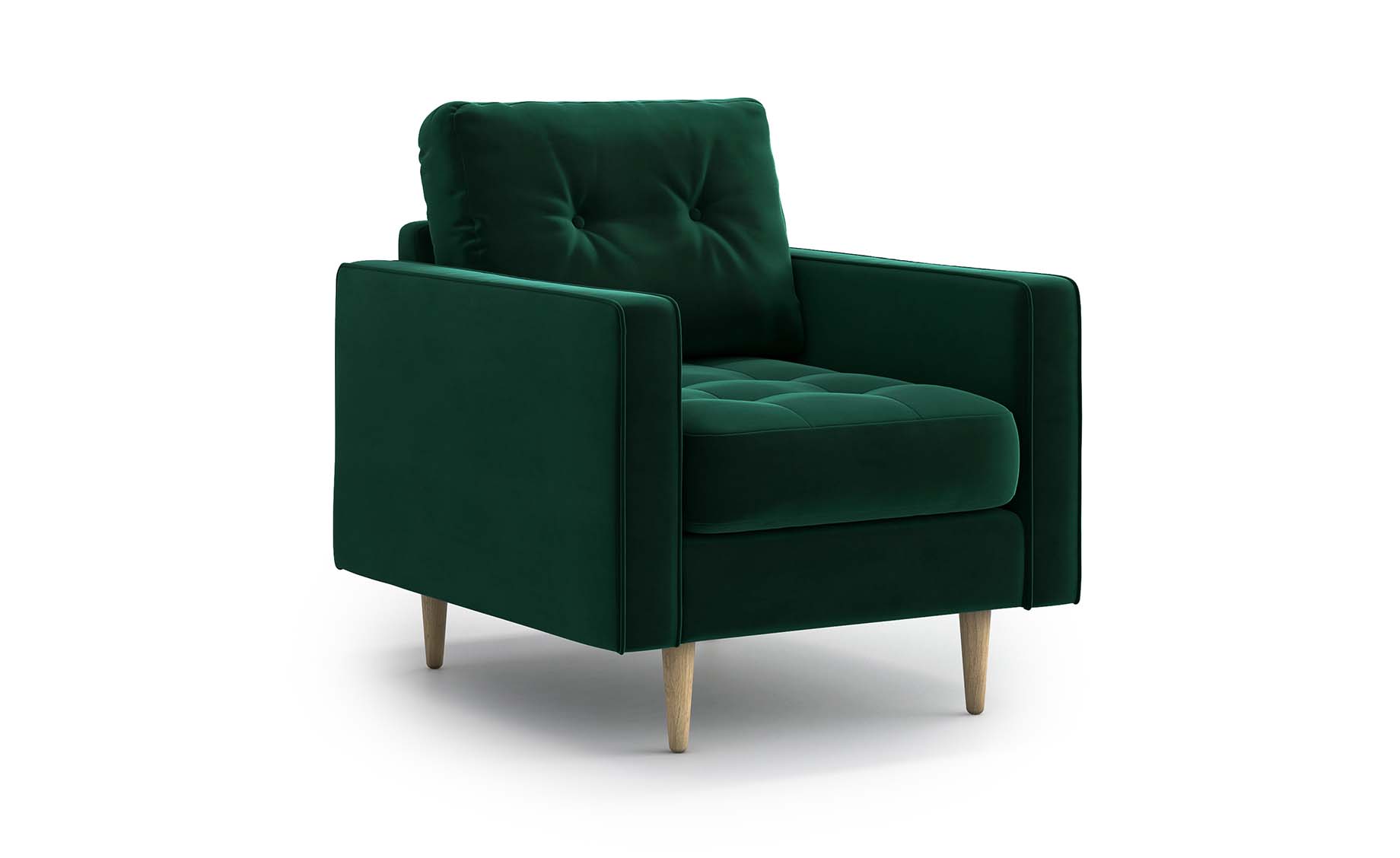 Esther fotelja zelena 76x84x86 cm