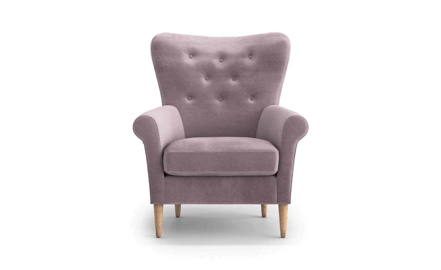 Amelie fotelja roze 85x85x95 cm