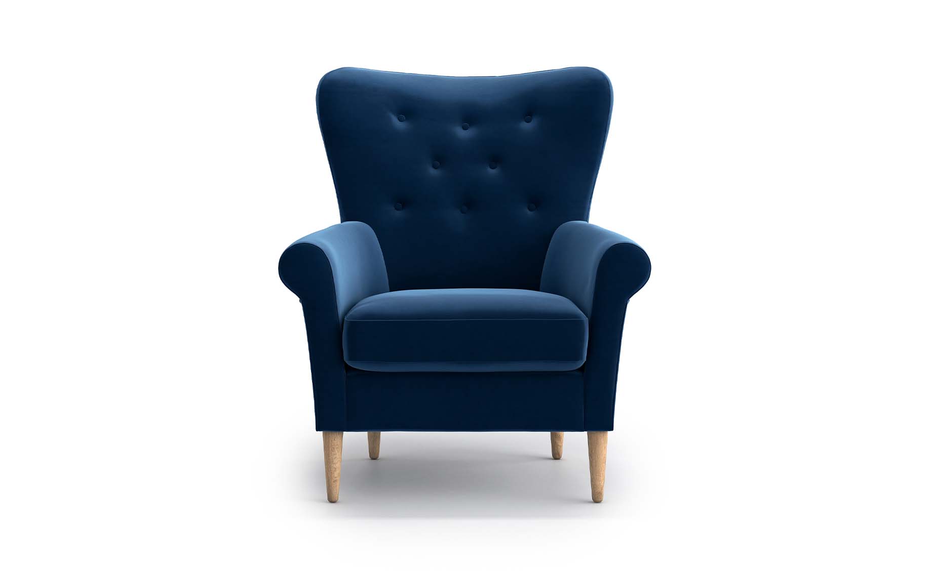 Amelie fotelja plava 85x85x95 cm