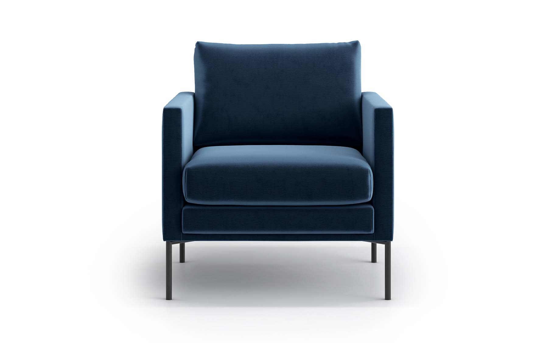 Bianca fotelja plava 75x88x86 cm