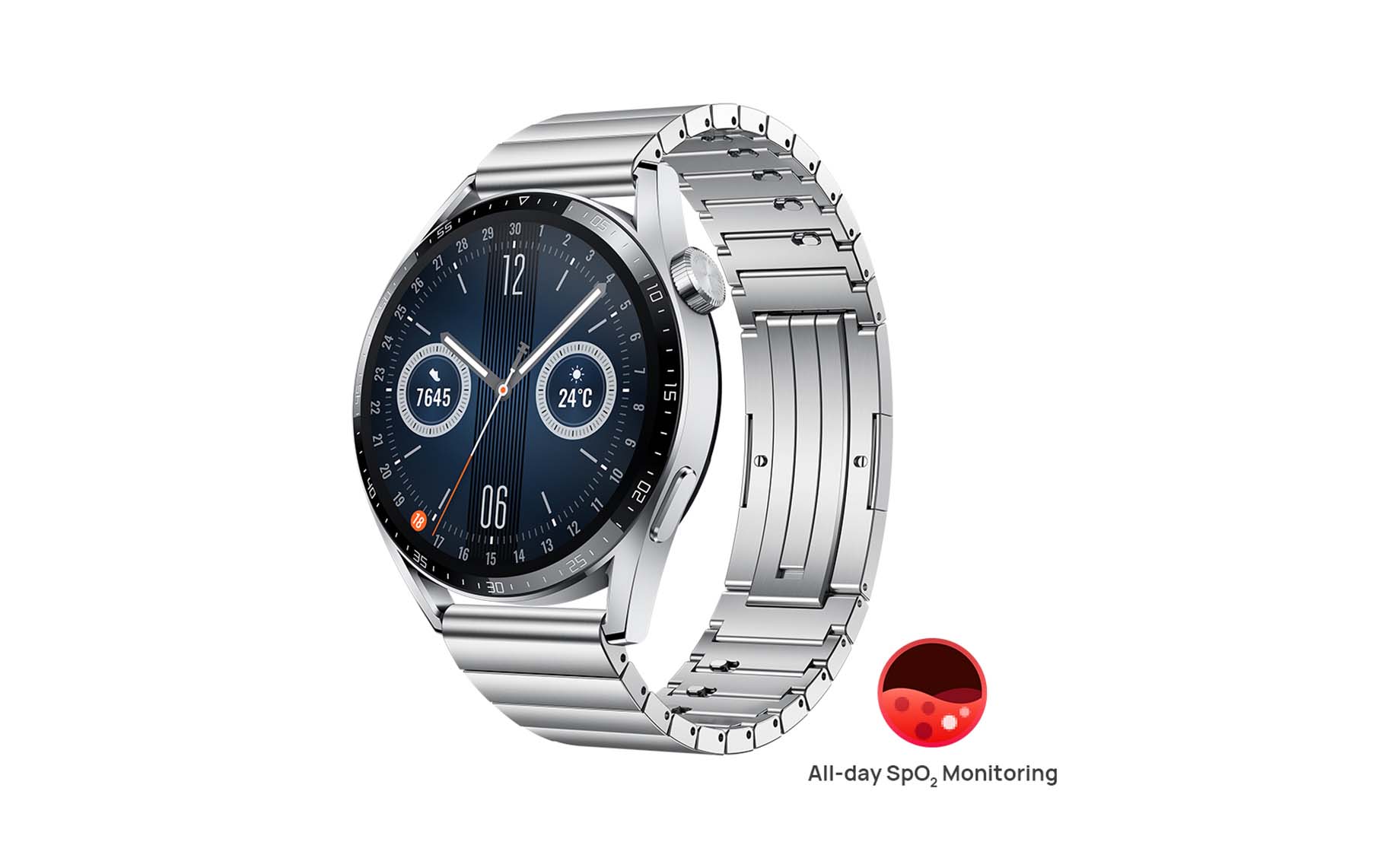 Huawei Gt3 46mm Elite Pametni Sat Srebrni Emmezeta Webshop