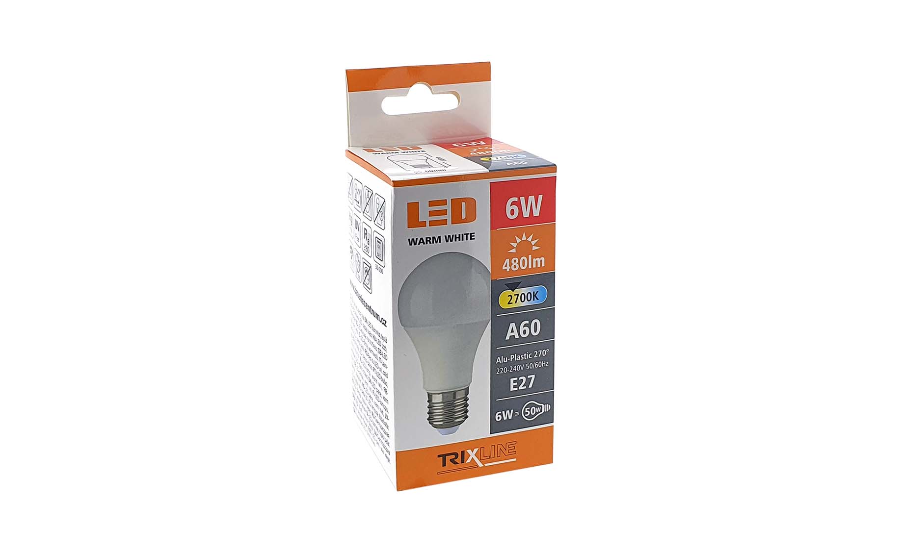 Sijalica LED E27 6W toplo svetlo