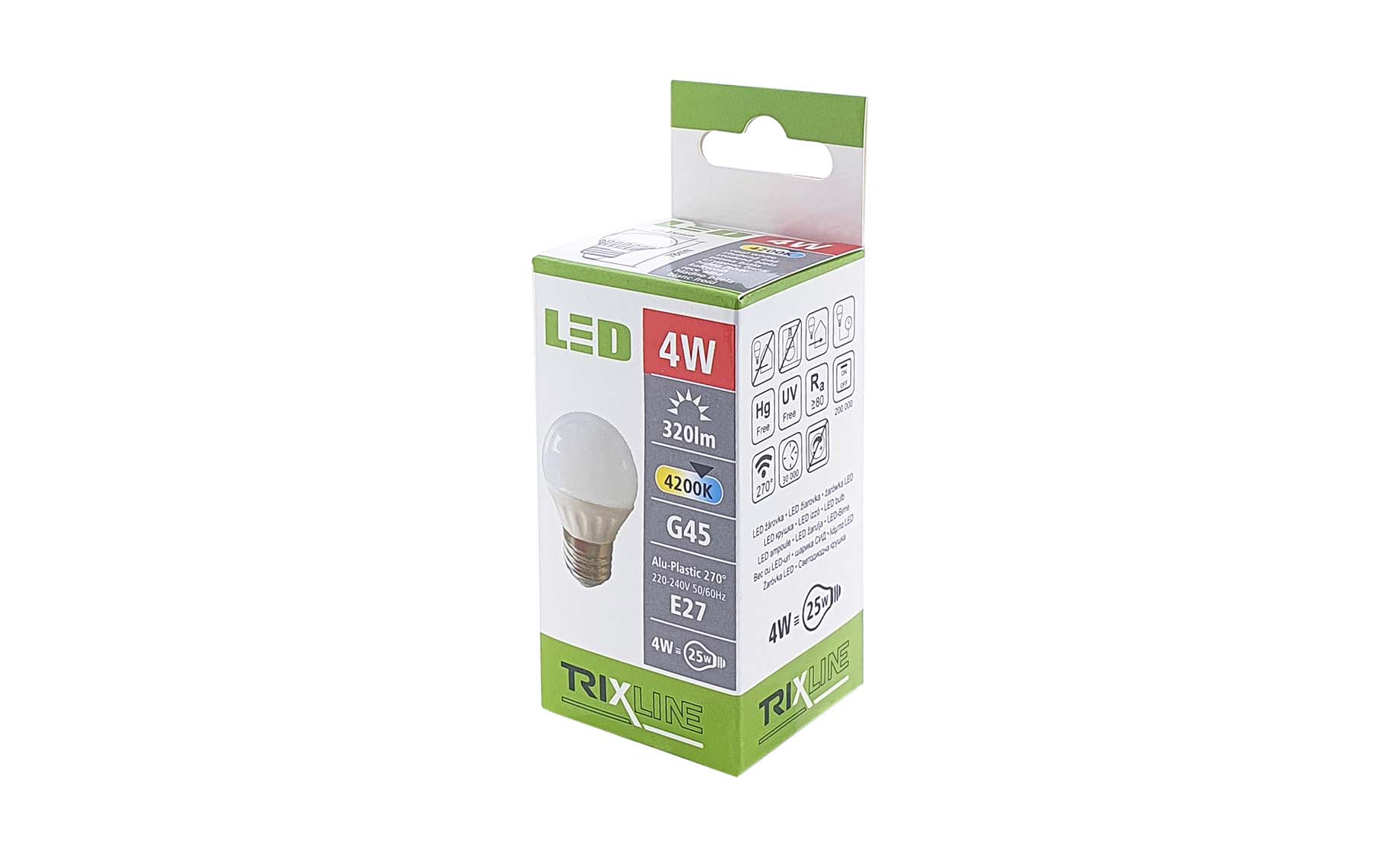 Sijalica LED E27 4W neutralno svetlo