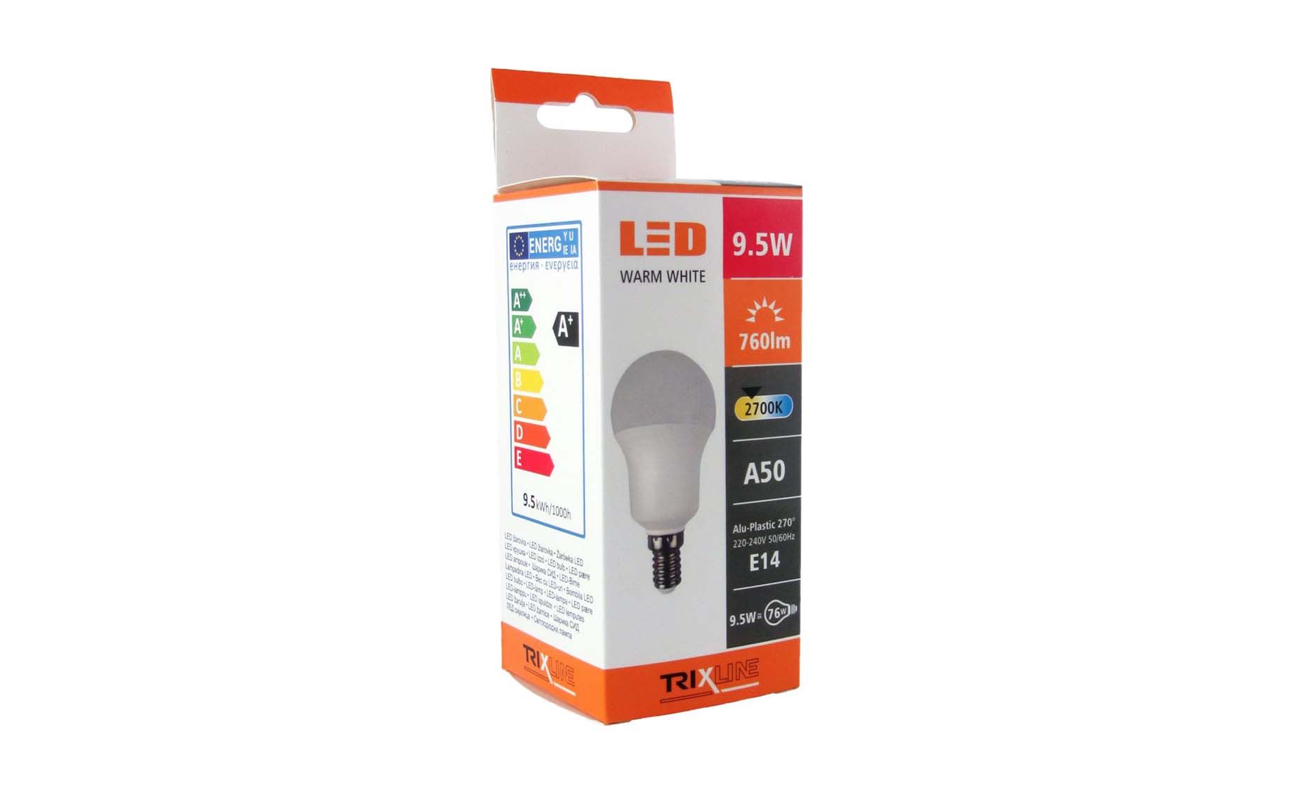 Sijalica LED E14 9,5W toplo svetlo