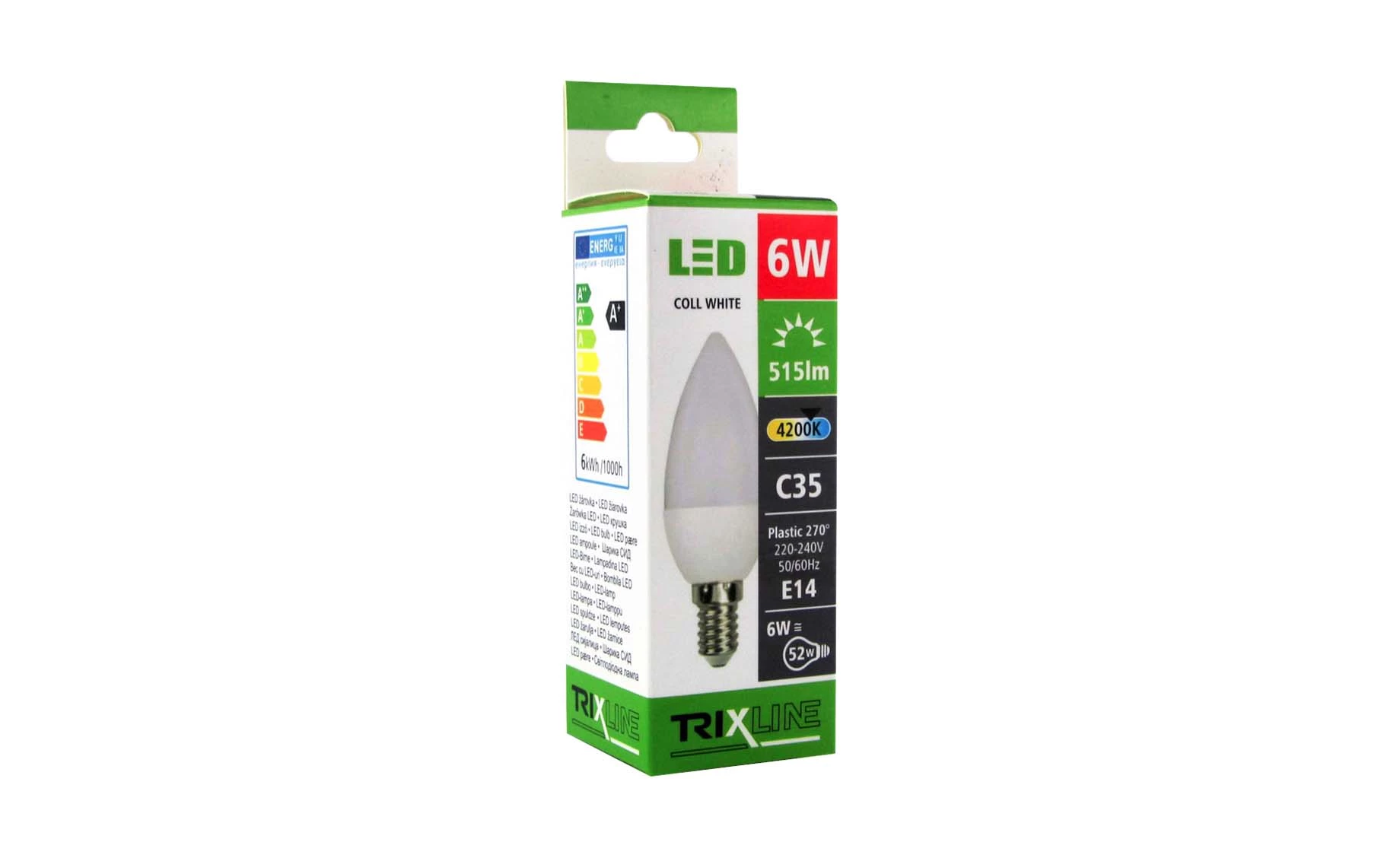 Sijalica LED E14 6W neutralno svetlo