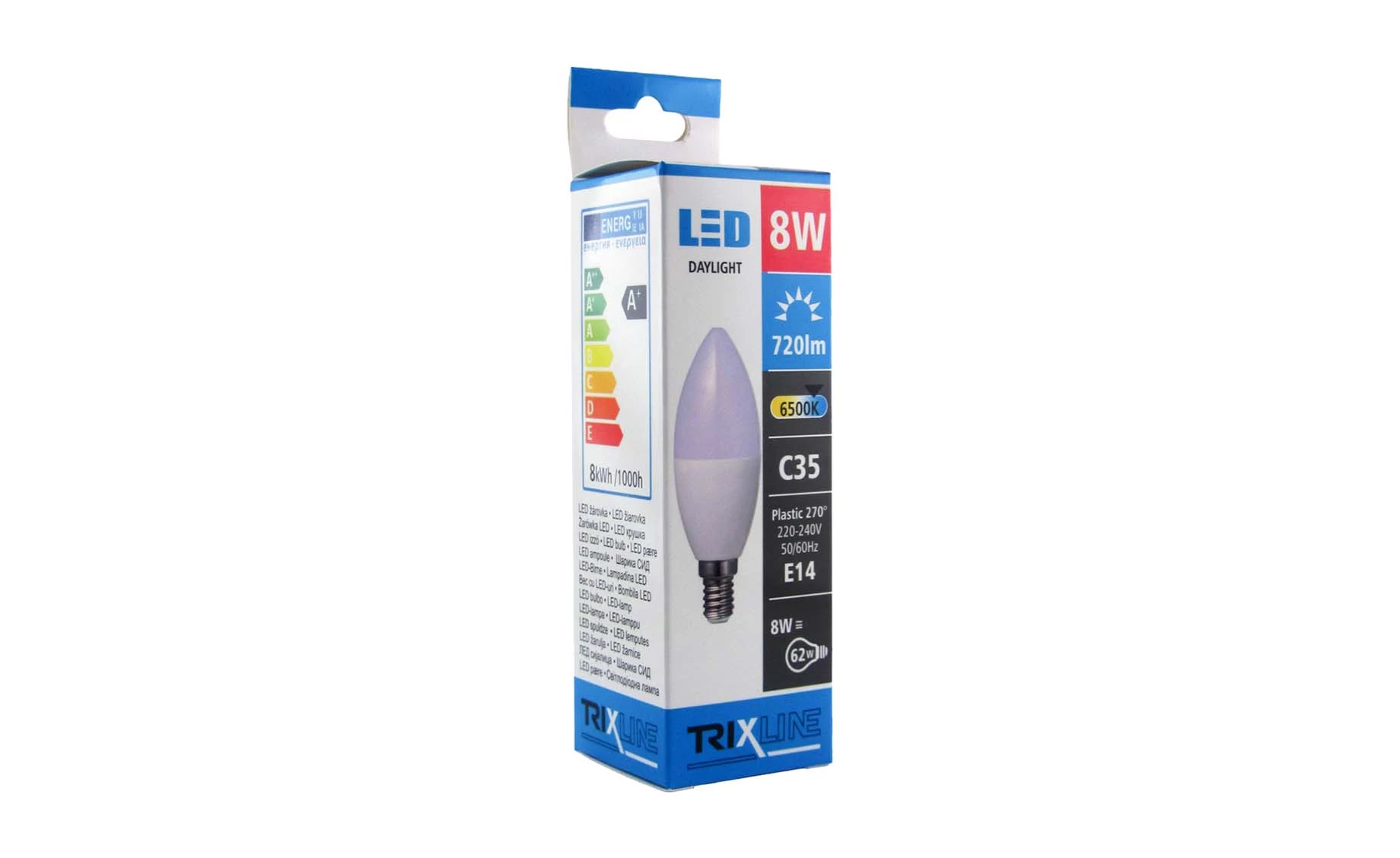 Žarulja LED E14 8W hladno svjetlo