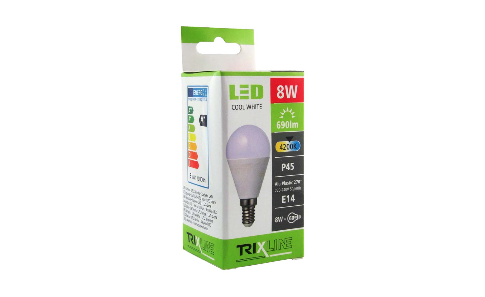 Sijalica LED E14 8W neutralno svetlo