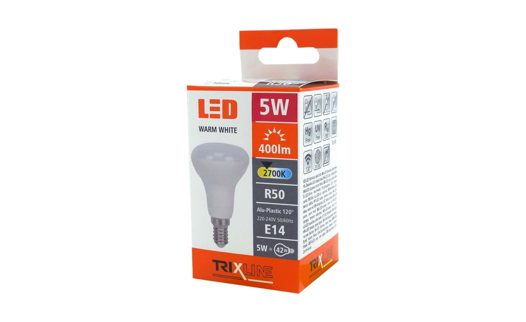 Sijalica LED E14 5W toplo svetlo