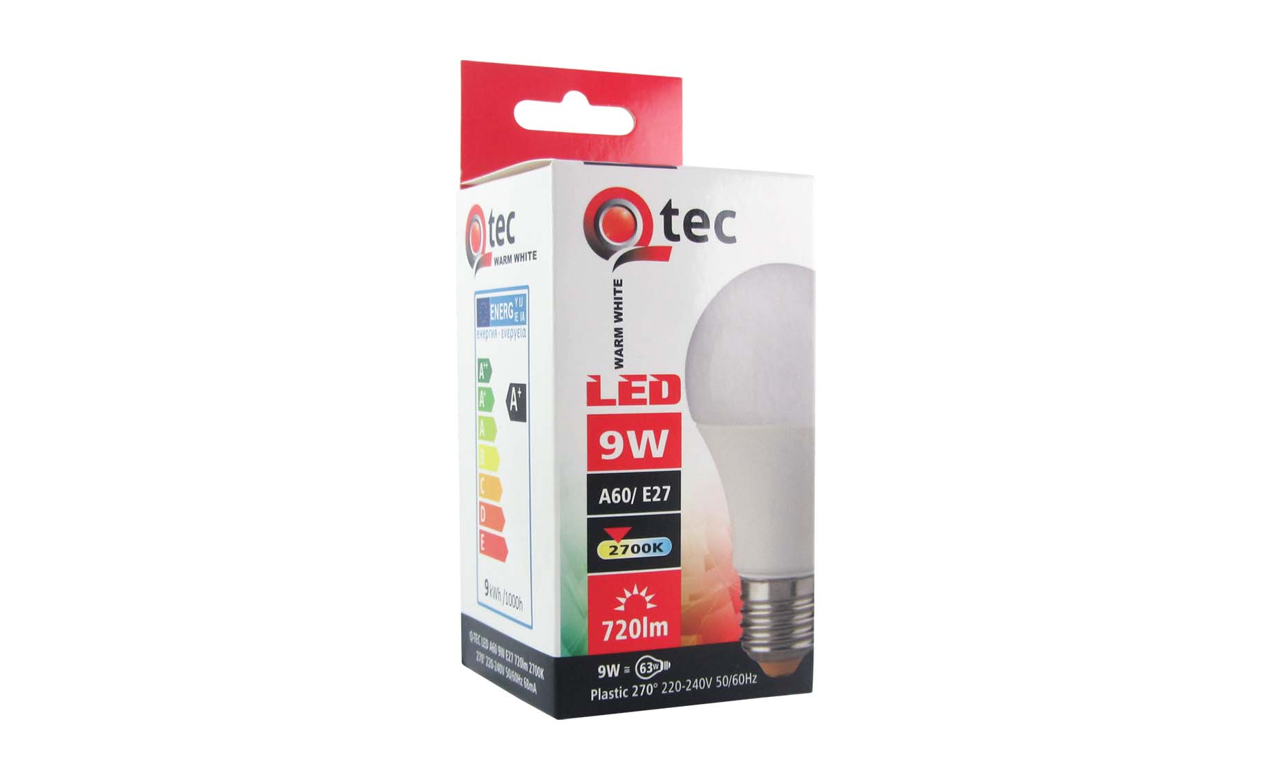 Sijalica LED E27 9W toplo svetlo