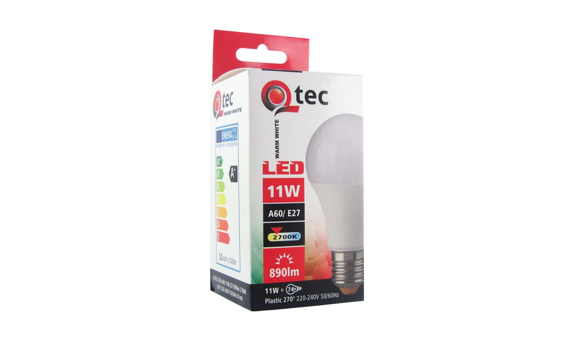 Sijalica LED E27 11W toplo svetlo