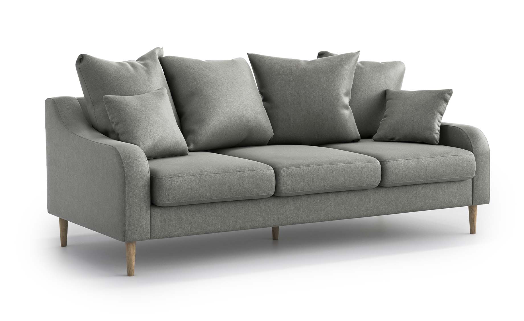 Benito trosed sivi 201x92x88 cm