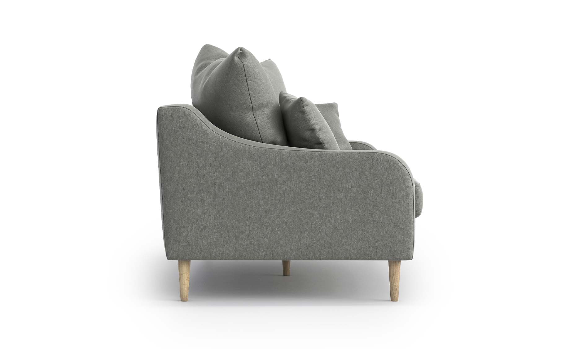 Benito trosed sivi 201x92x88 cm