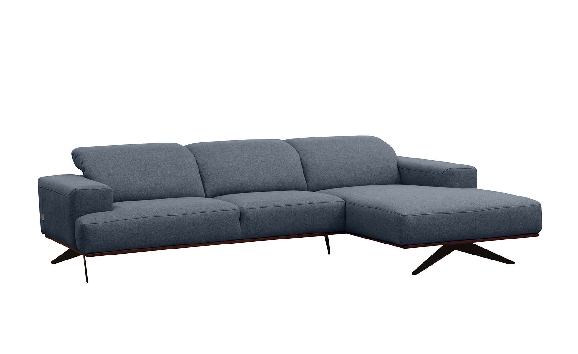 Portland kutna garnitura antracit tkanina desna 298x187x76/98 cm