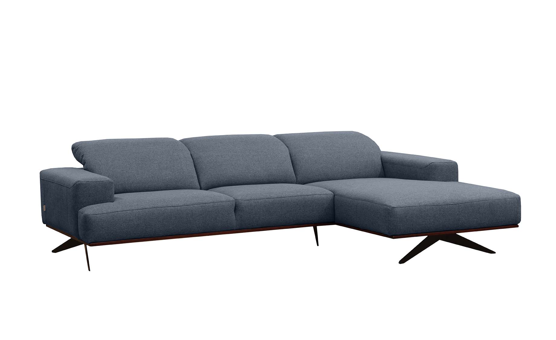 Portland kutna garnitura antracit tkanina desna 298x187x76/98 cm