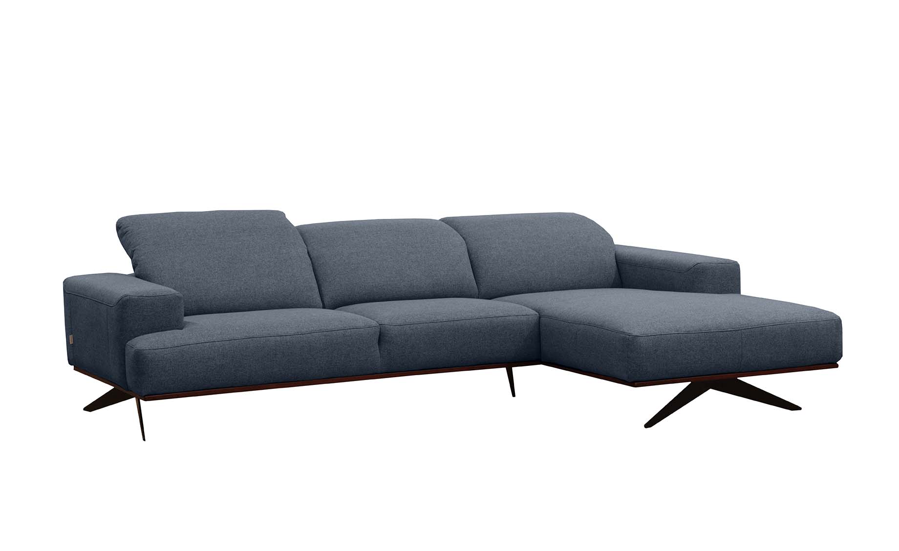 Portland kutna garnitura antracit tkanina desna 298x187x76/98 cm