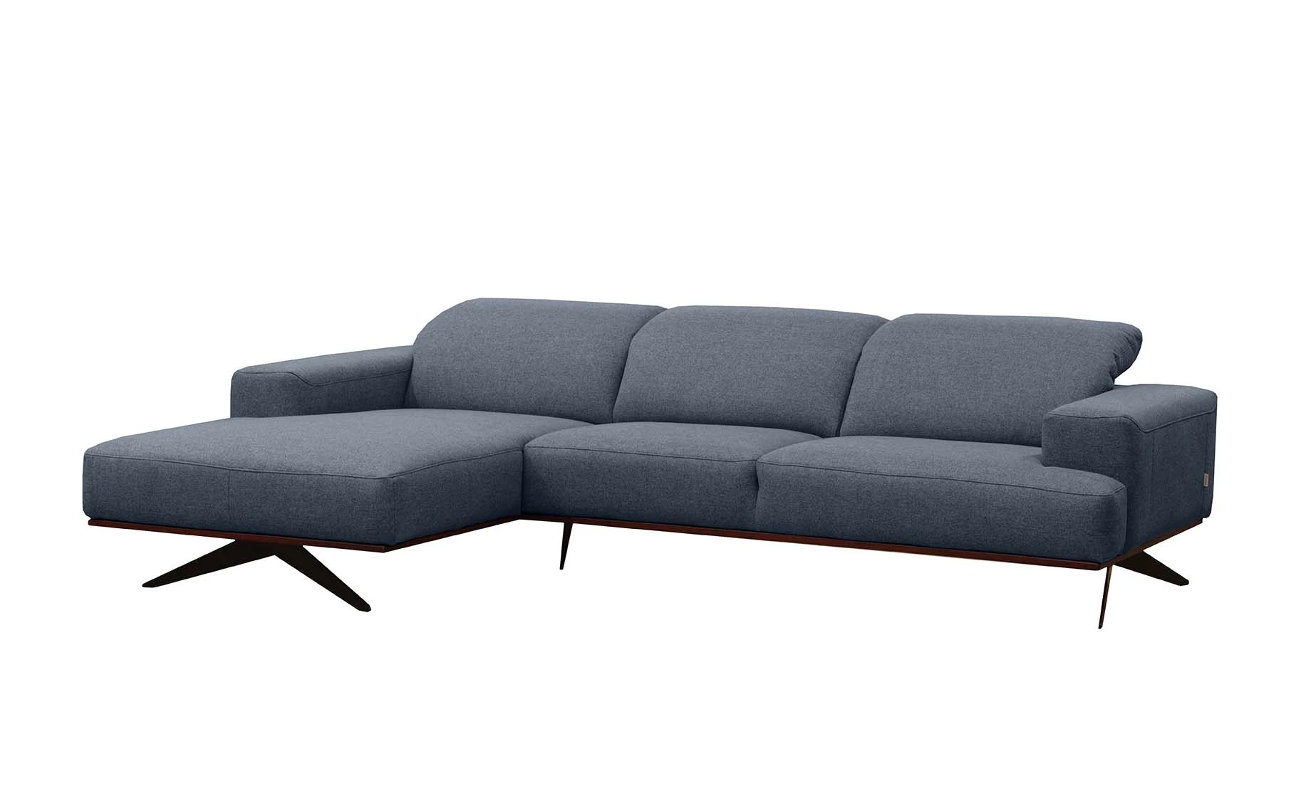 Portland ugaona garnitura antracit leva 98x187x76/98 cm