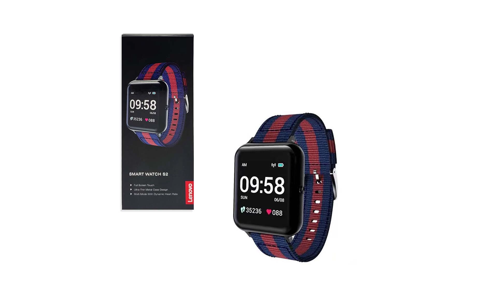 Lenovo S2 pametni sat , crni